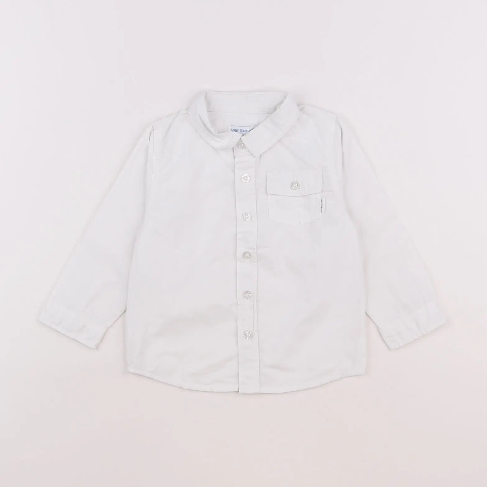 Vertbaudet - chemise blanc - 18 mois