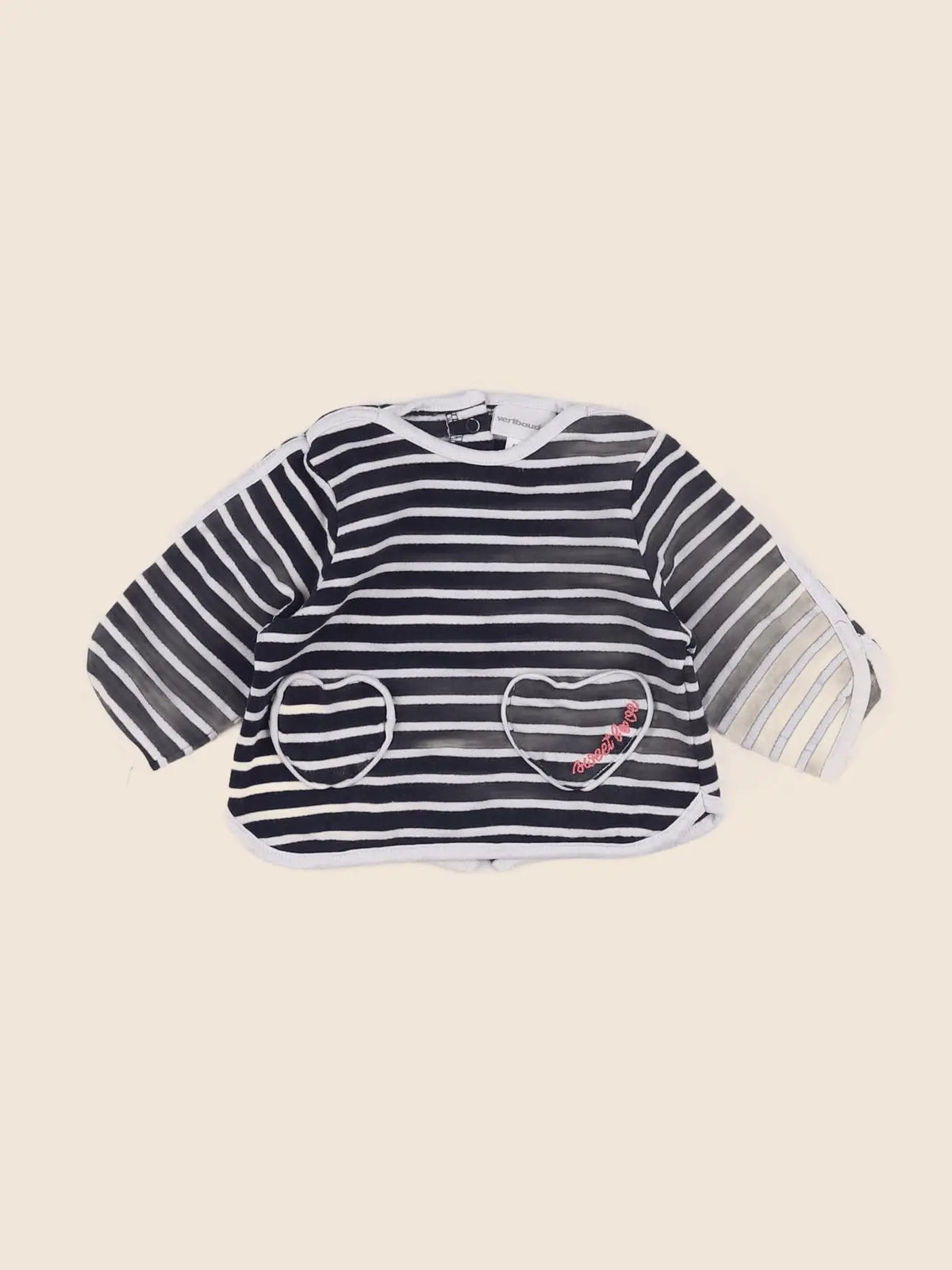Vertbaudet - sweat bleu - 3 mois