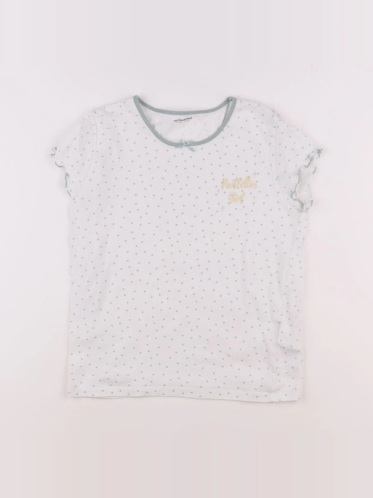 Vertbaudet - maillot de corps vert - 12 ans