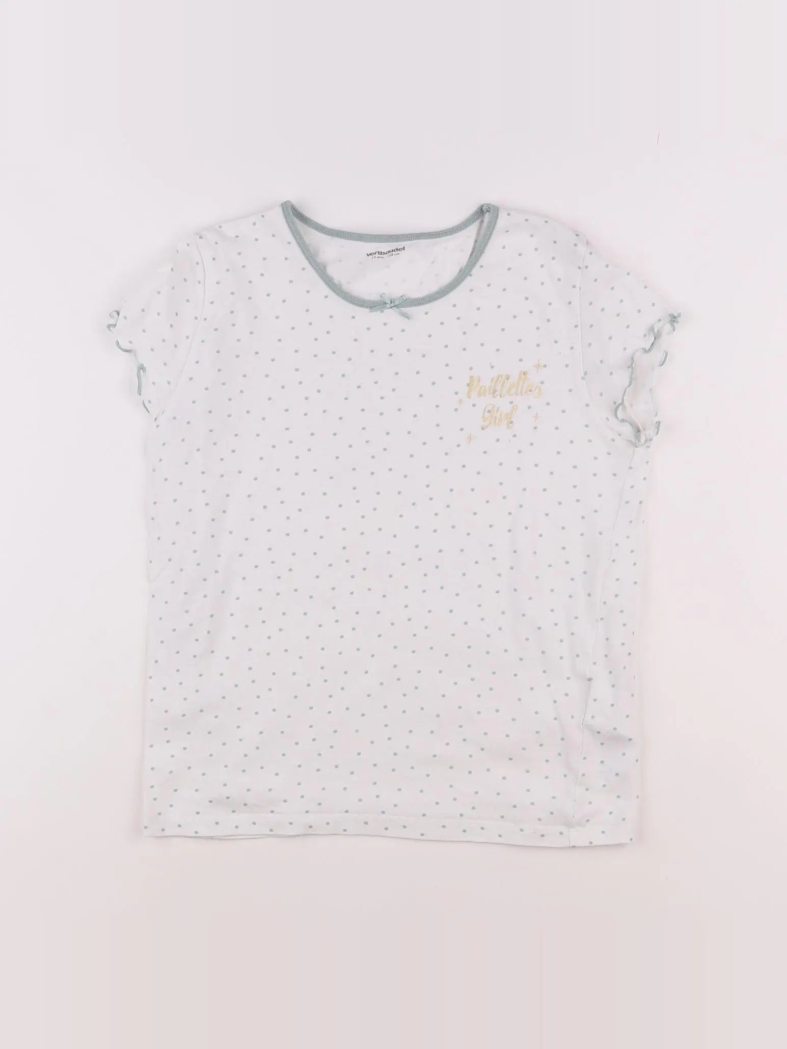 Vertbaudet - maillot de corps vert - 12 ans
