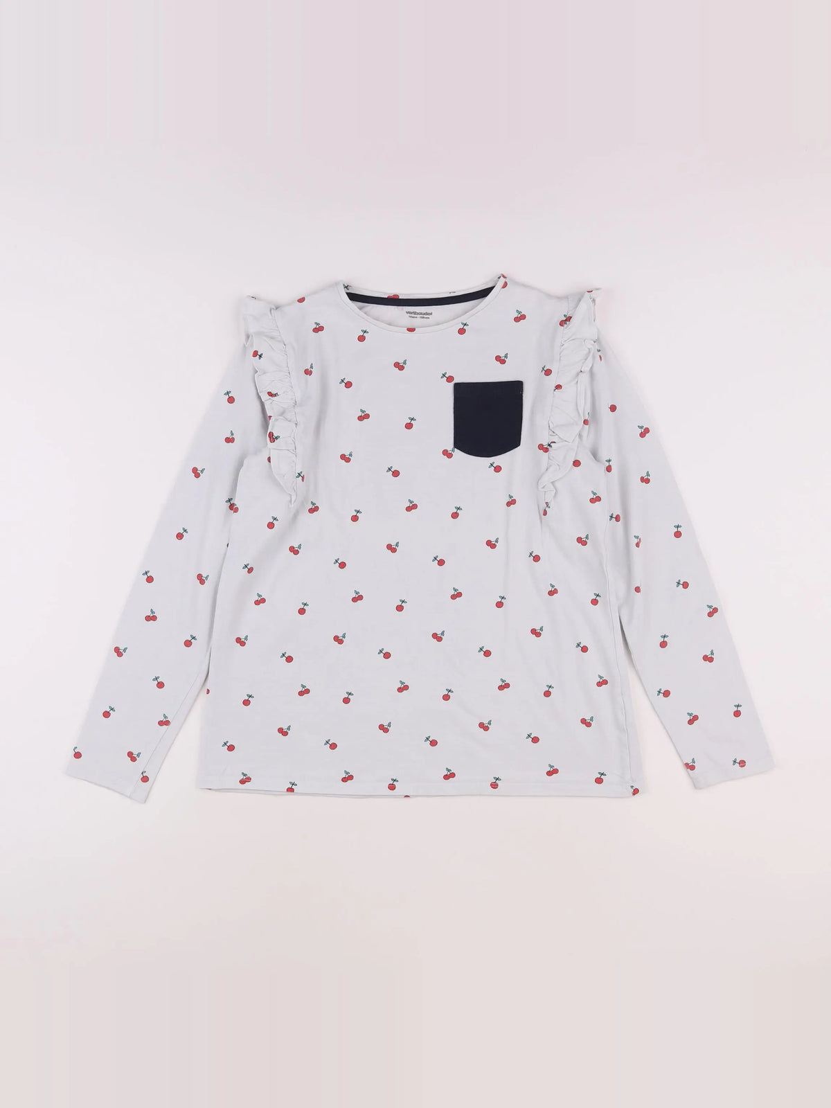 Vertbaudet - tee-shirt rouge - 14 ans