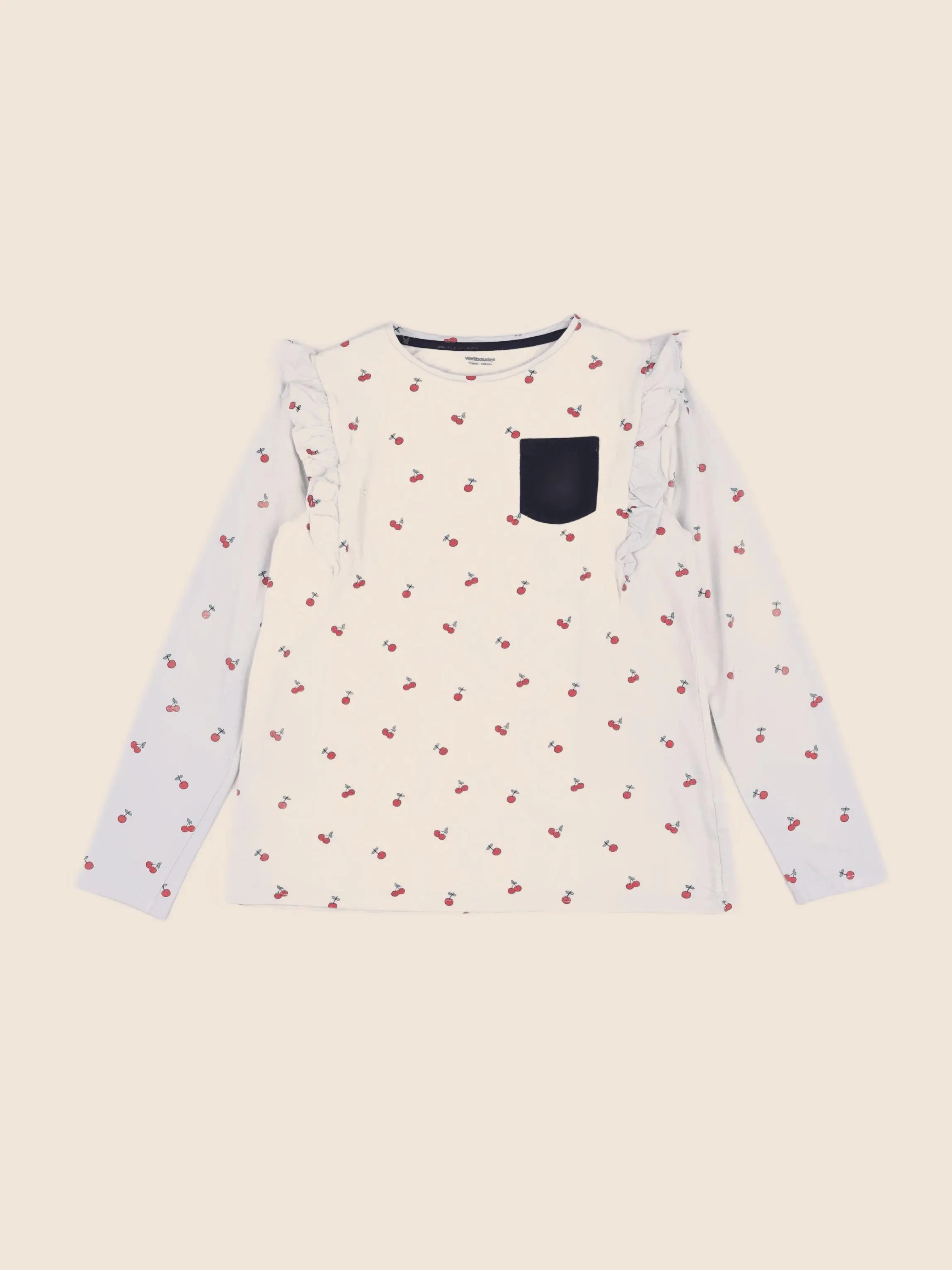Vertbaudet - tee-shirt rouge - 14 ans