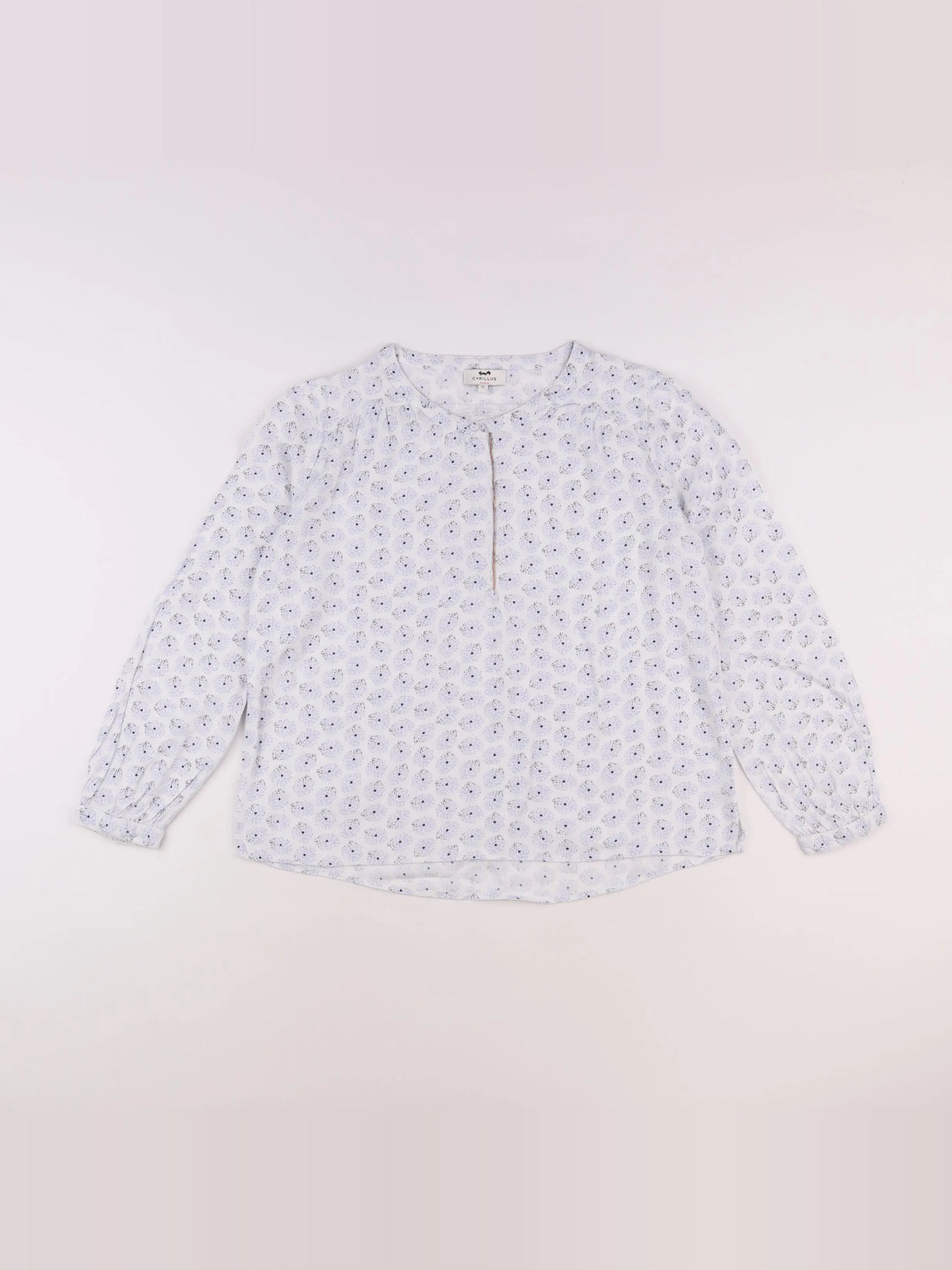 Cyrillus - blouse bleu - 12 ans