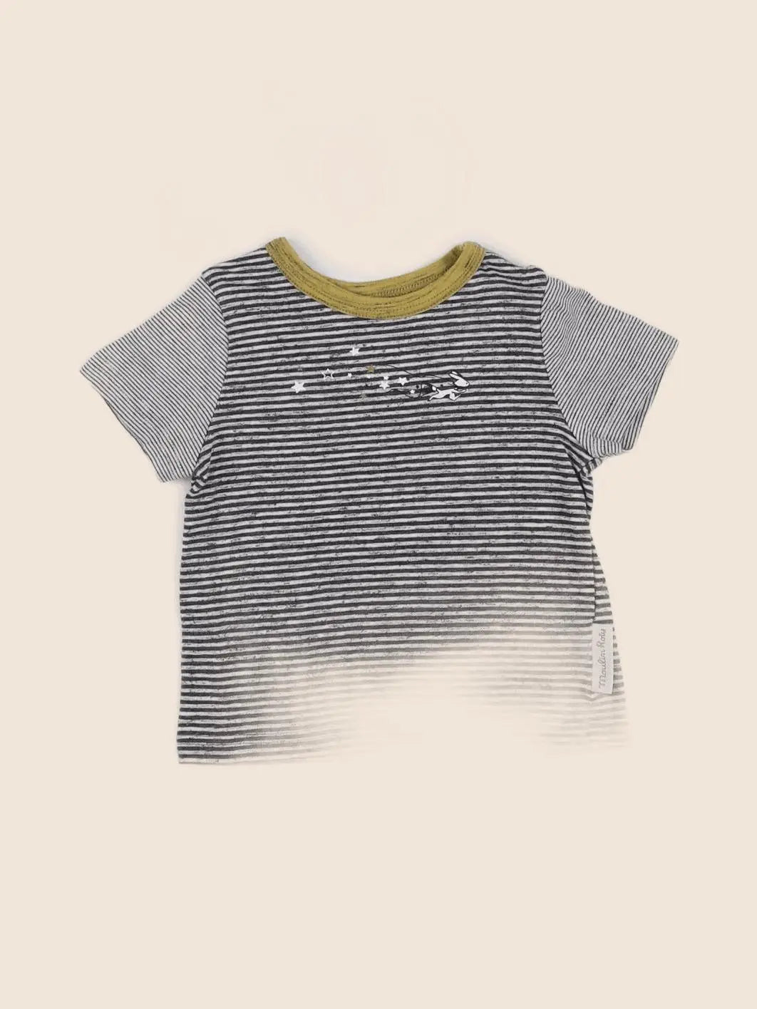 Moulin Roty - tee-shirt gris - 6 mois