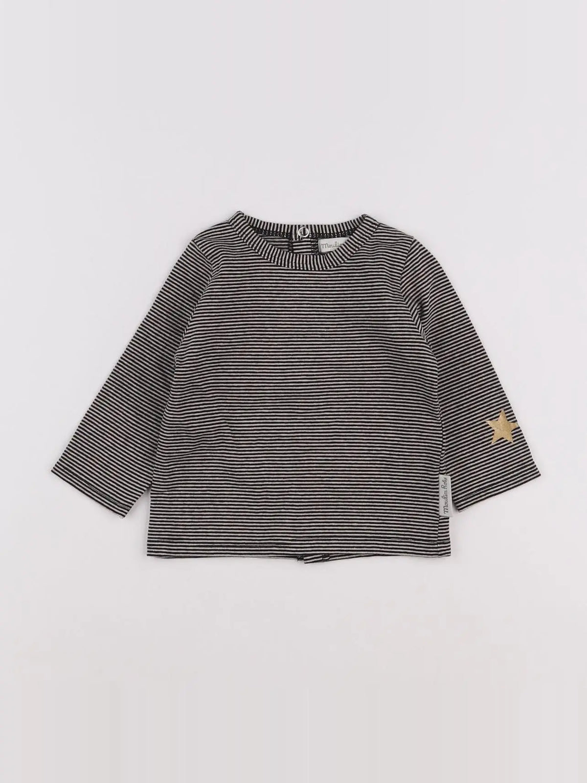 Moulin Roty - tee-shirt gris - 6 mois