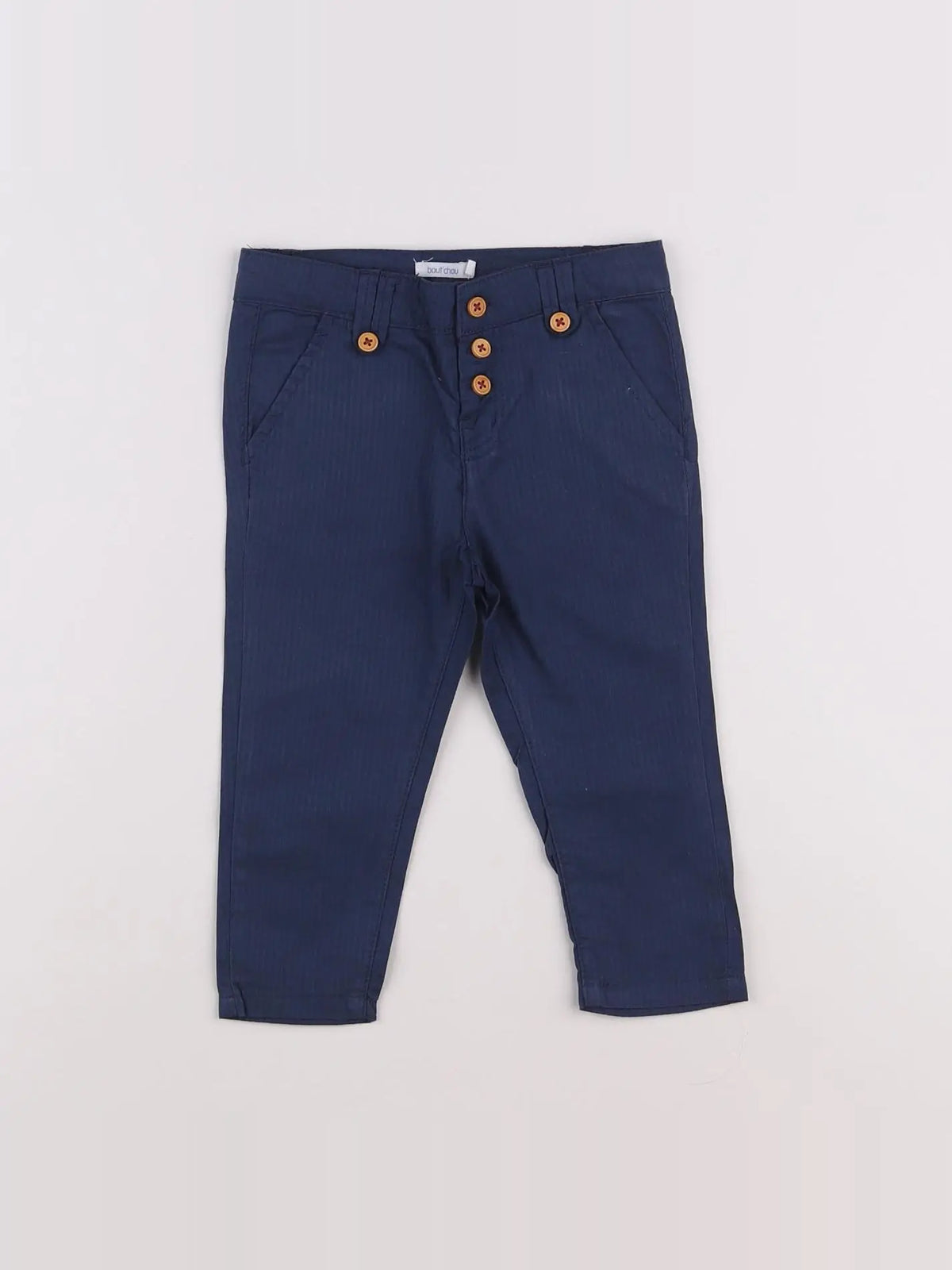 Boutchou - pantalon bleu - 12 mois
