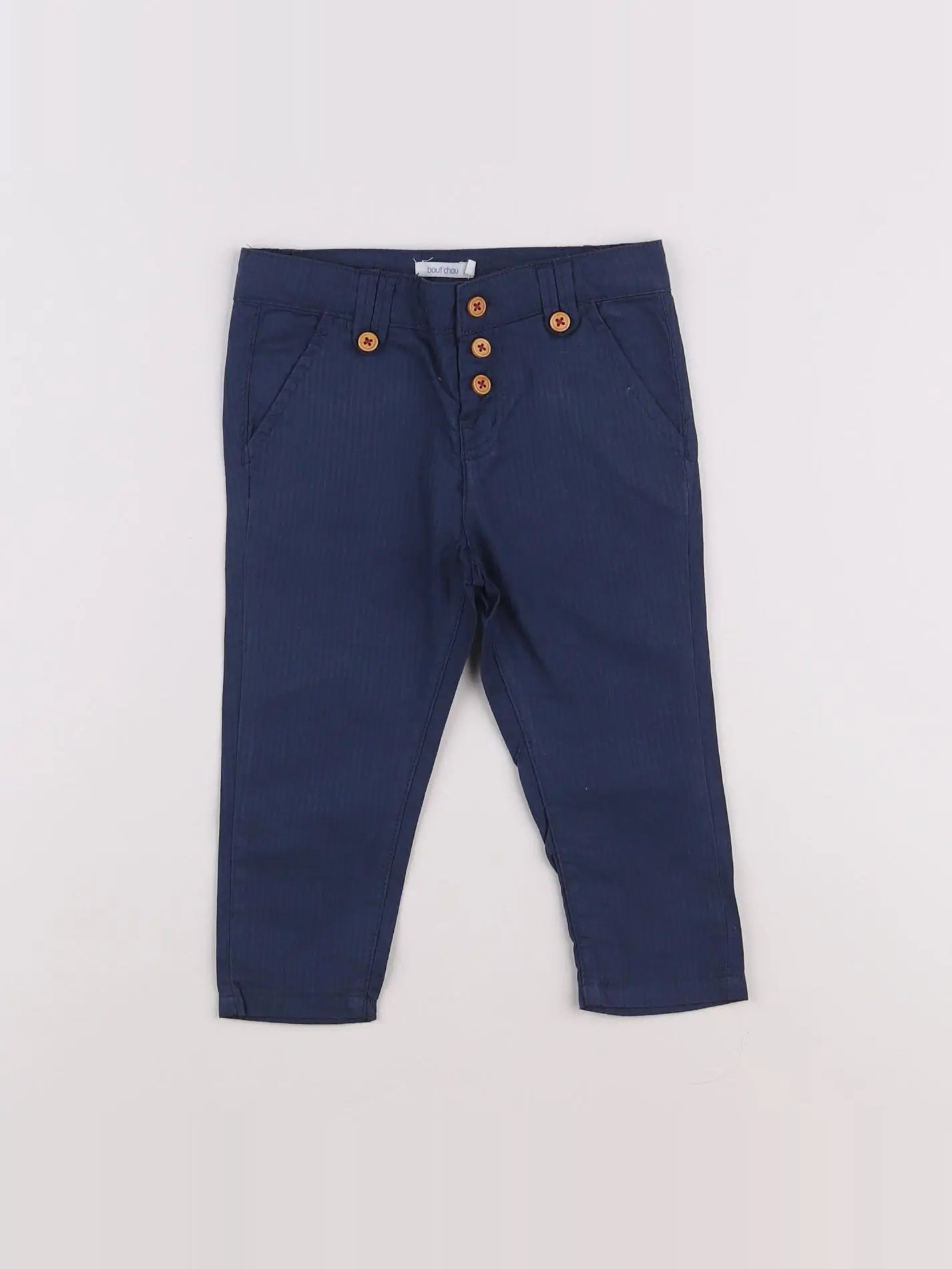 Boutchou - pantalon bleu - 12 mois