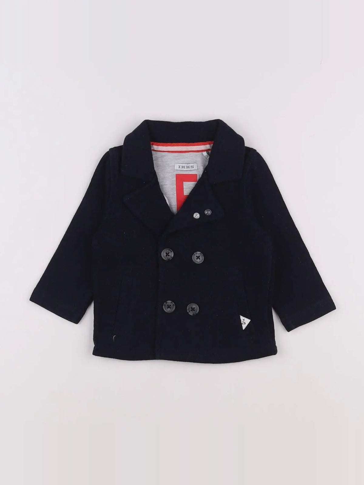 IKKS - veste bleu - 12 mois