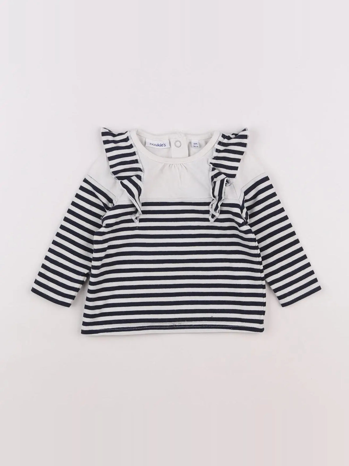 Noukie's - tee-shirt bleu - 9 mois