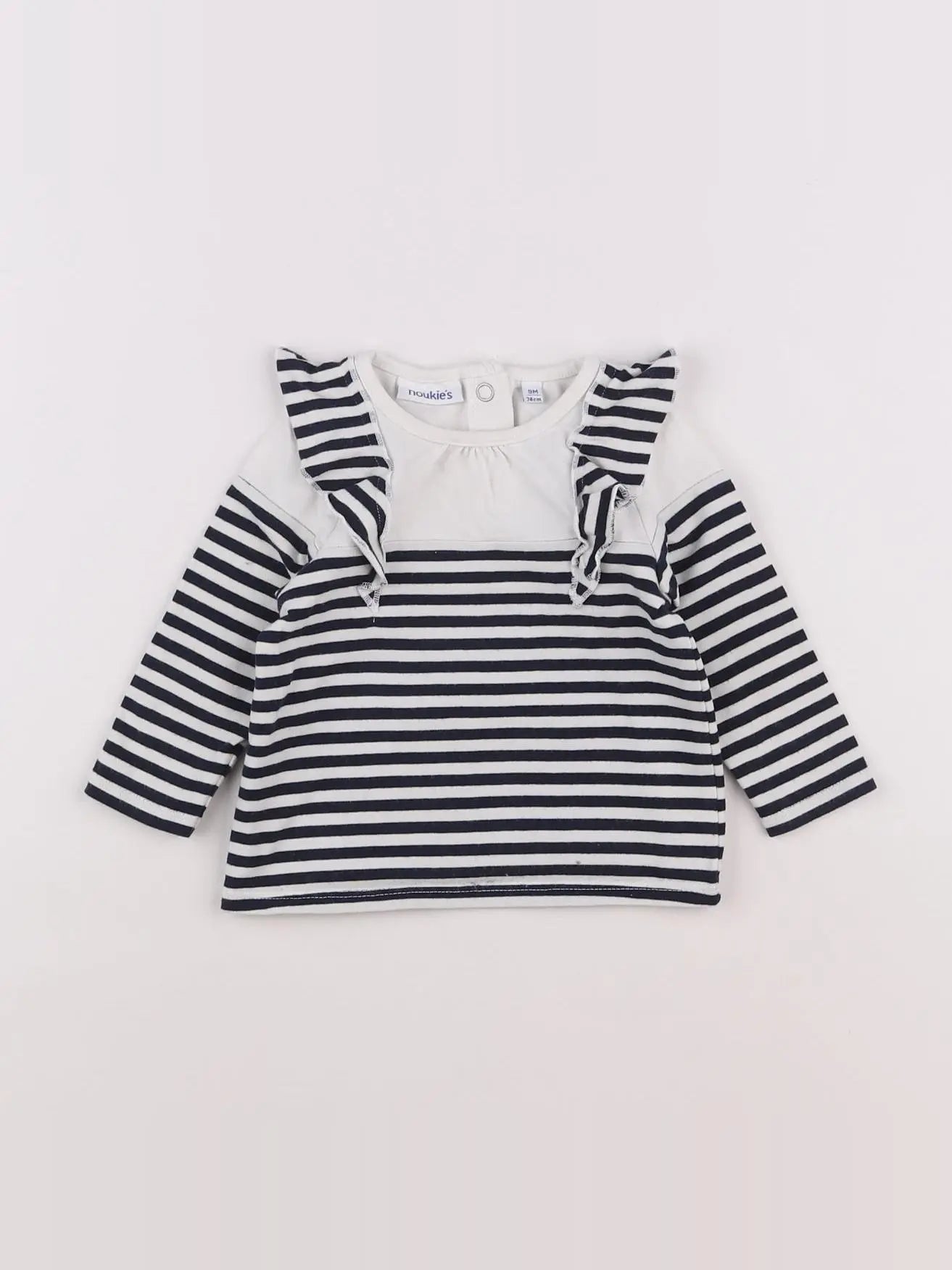 Noukie's - tee-shirt bleu - 9 mois