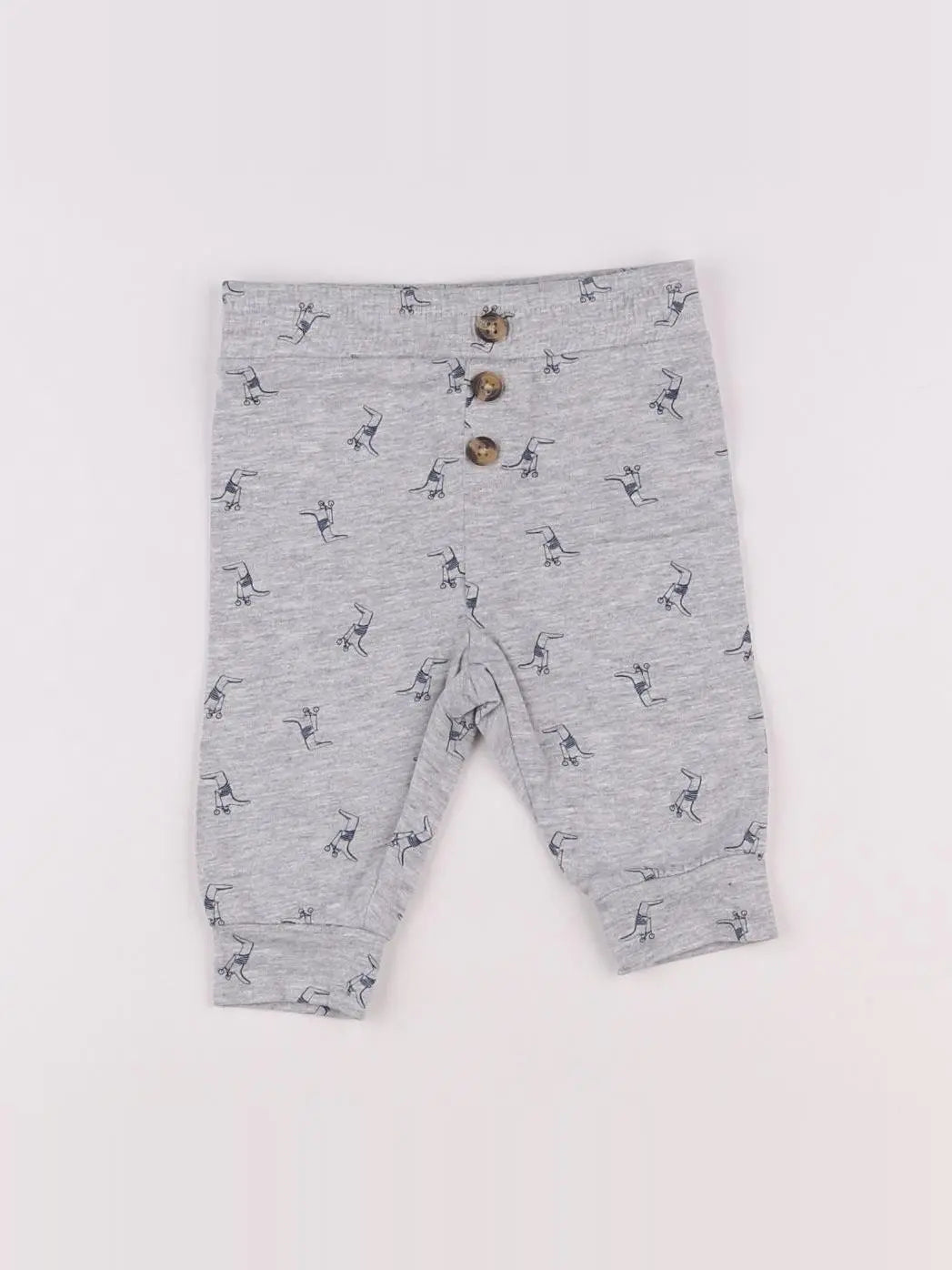 La Redoute - legging gris - 3 mois