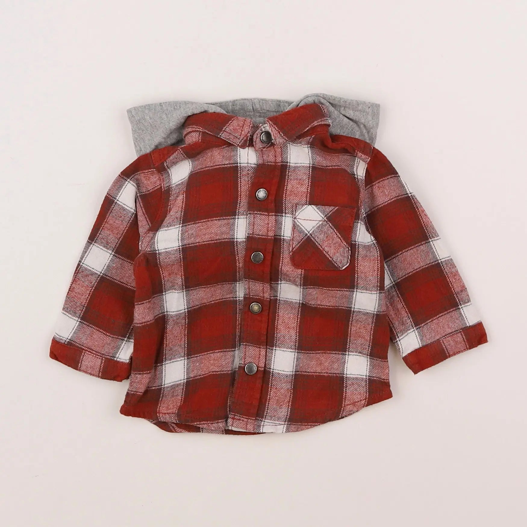 Vertbaudet - chemise orange - 3 mois