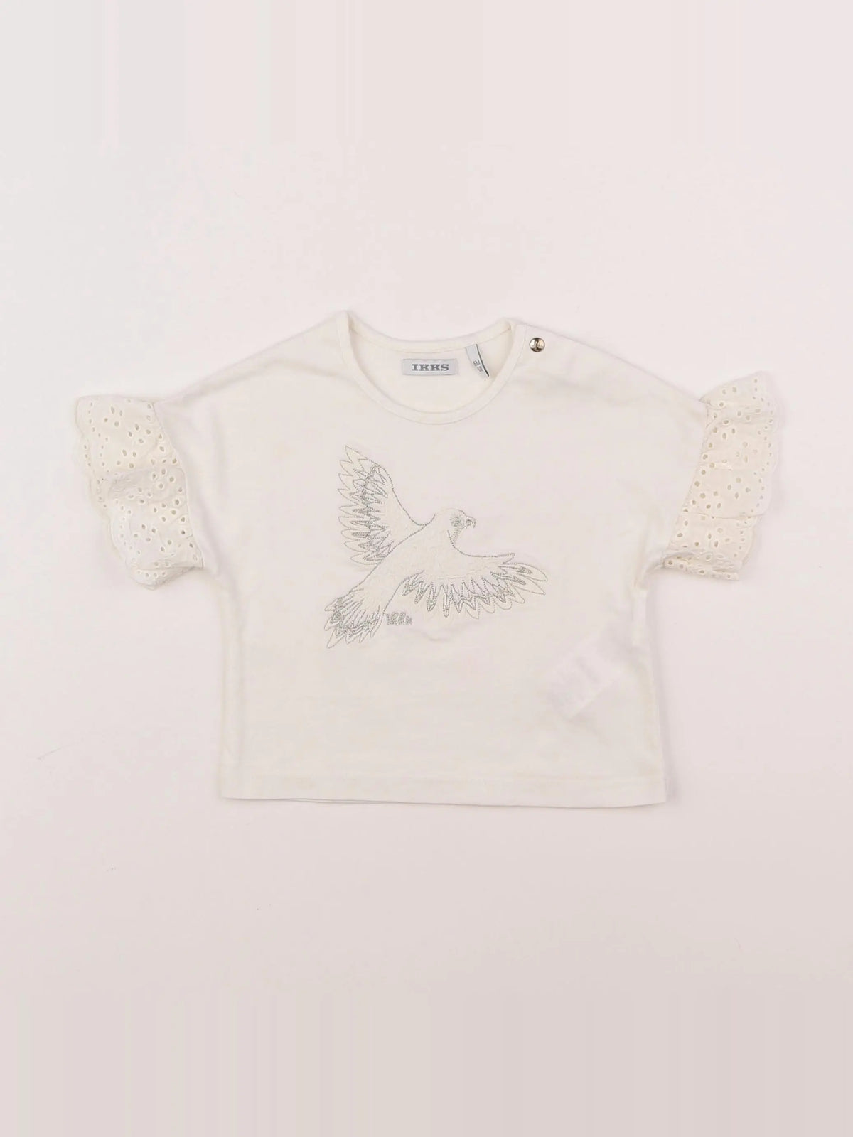 IKKS - tee-shirt blanc - 6 mois