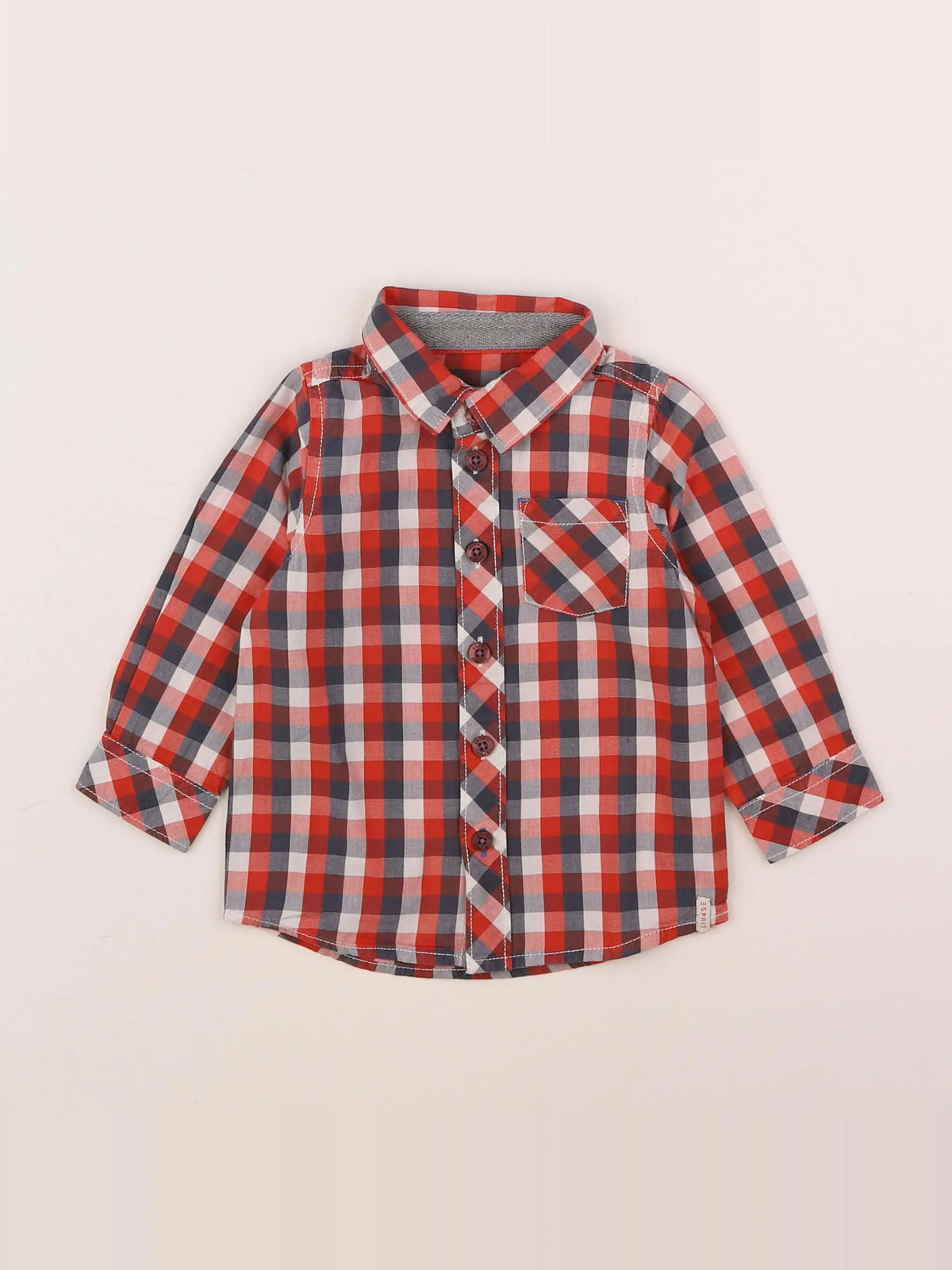 Esprit - chemise rouge - 6 mois