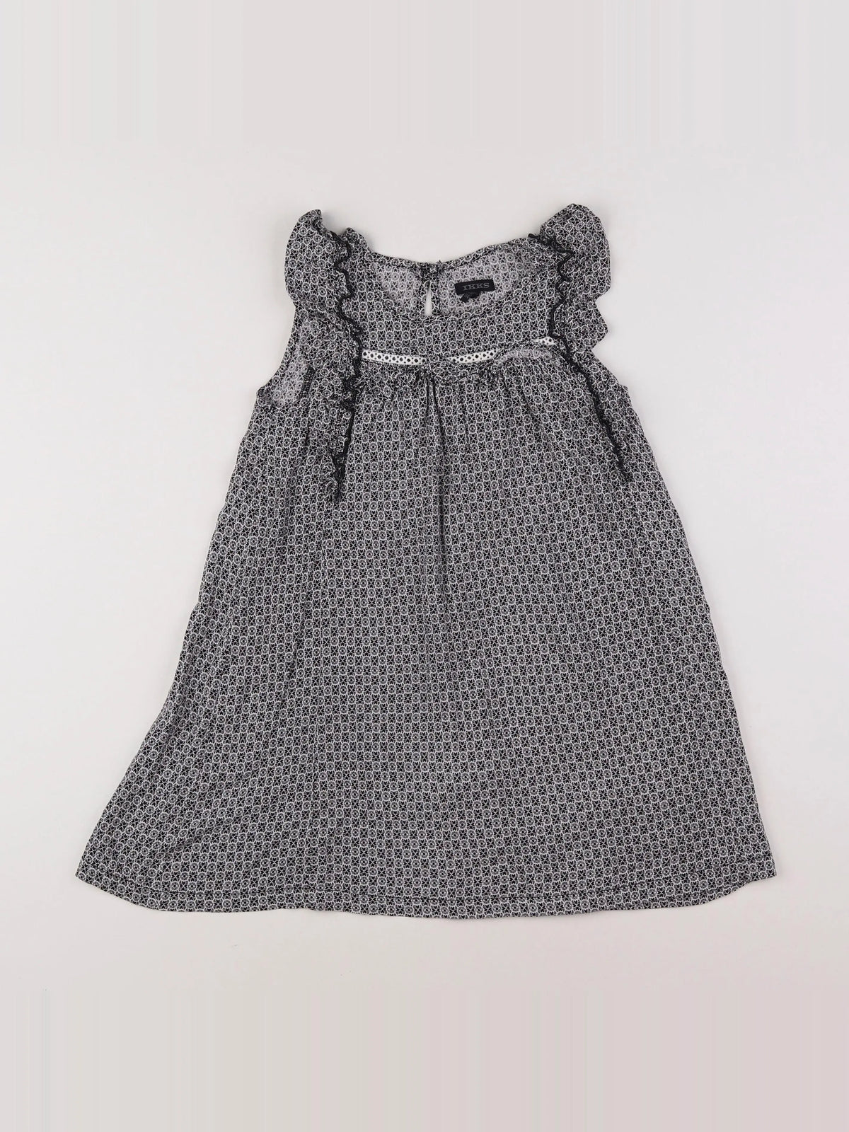 IKKS - robe noir - 6 ans