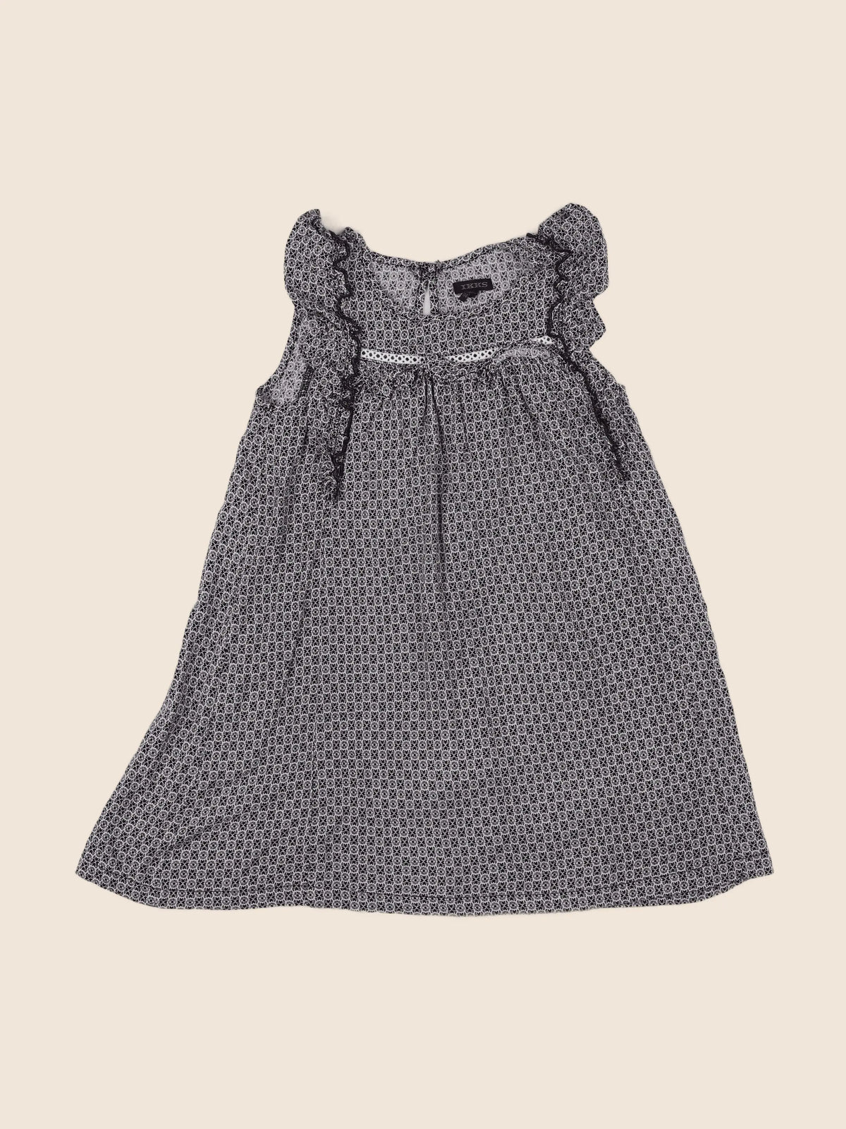 IKKS - robe noir - 6 ans
