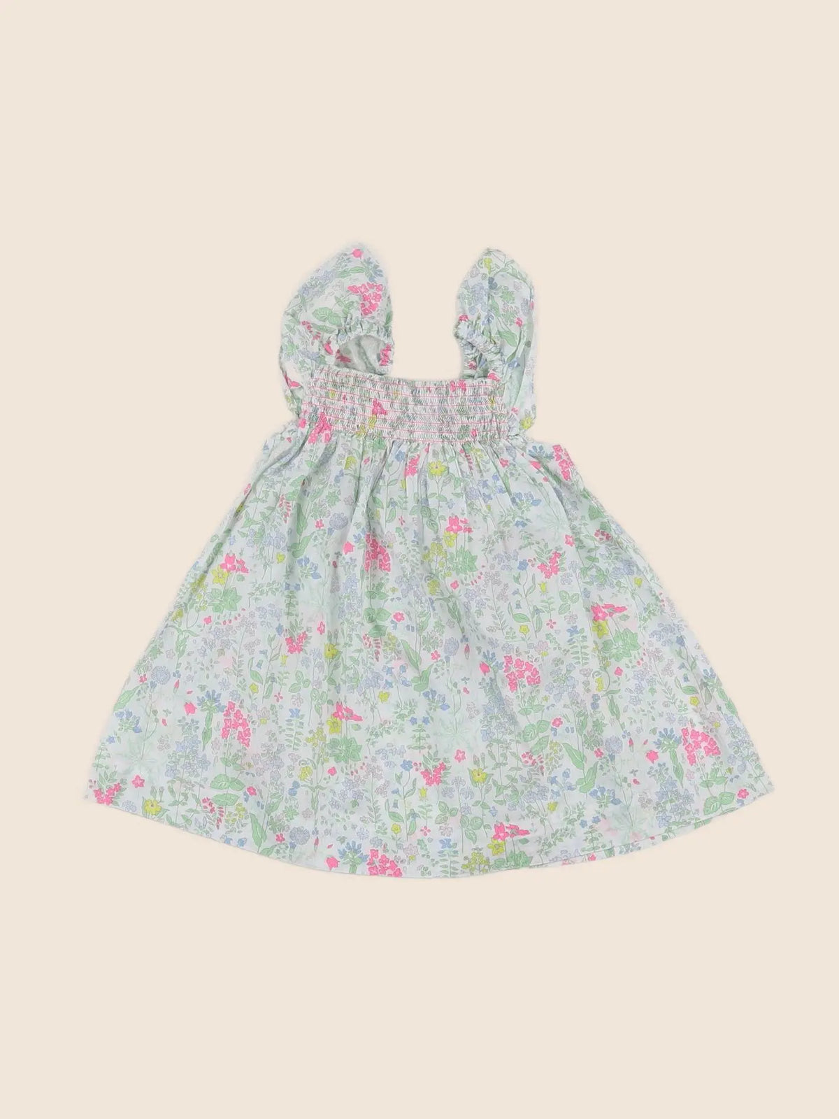 Jacadi - robe liberty multicolore - 6 mois