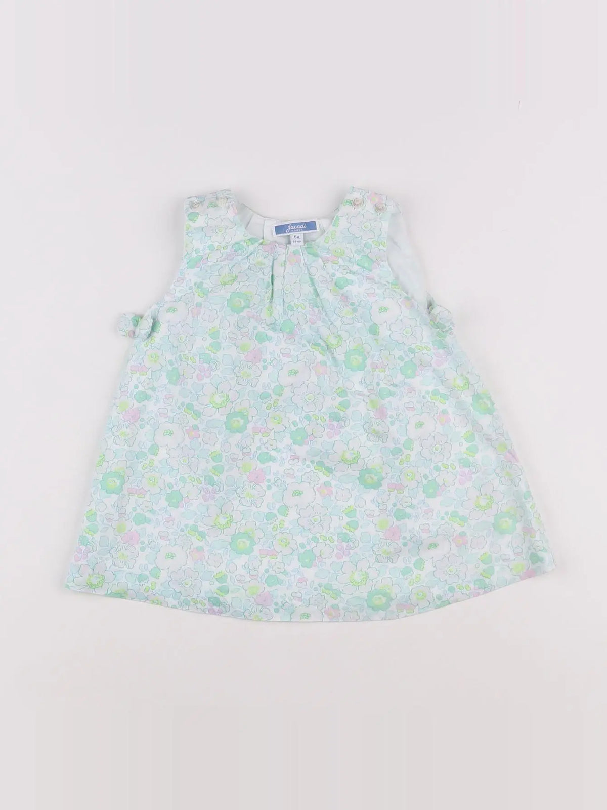 Jacadi - robe liberty multicolore - 6 mois
