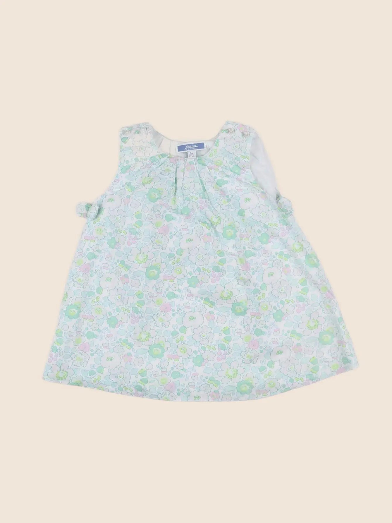 Jacadi - robe liberty multicolore - 6 mois
