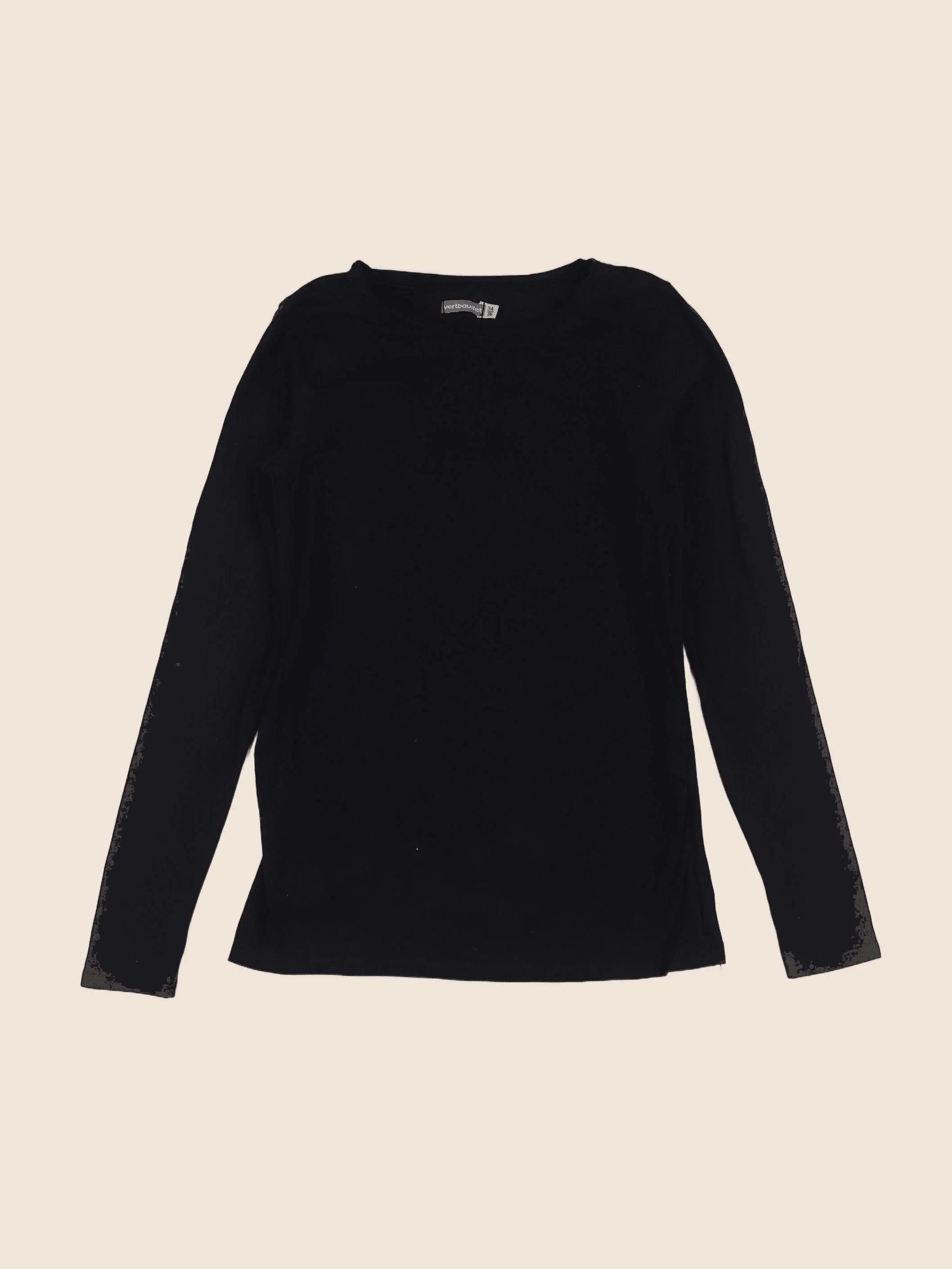 Vertbaudet - tee-shirt noir - 34 à 36