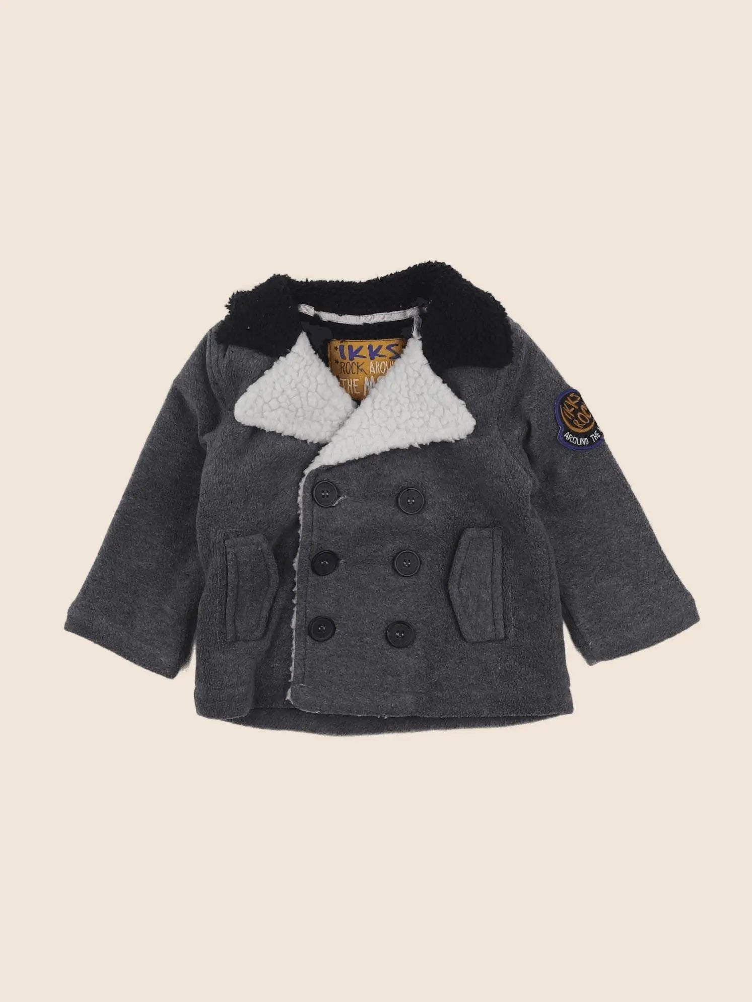 IKKS - veste gris - 12 mois