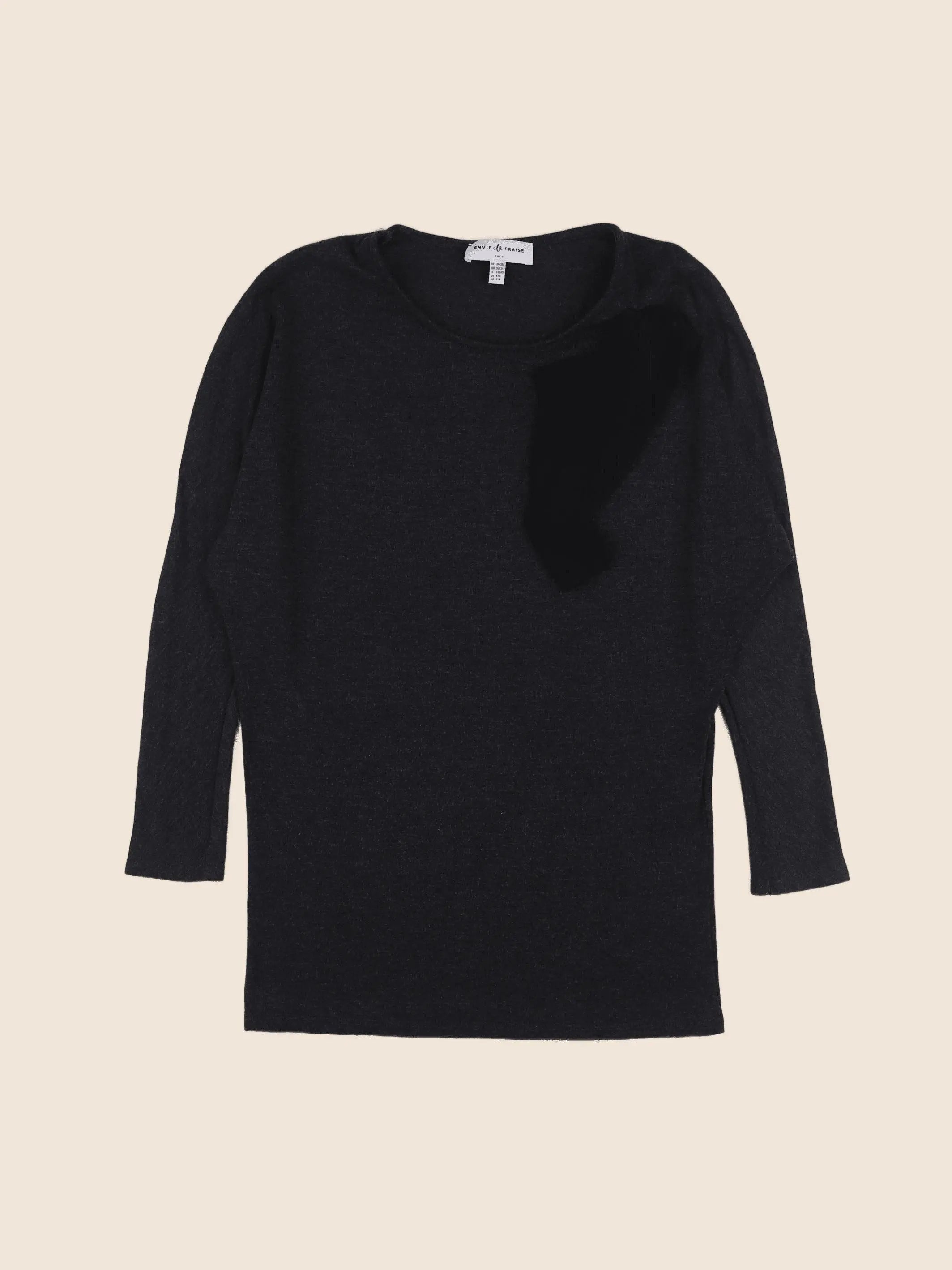 Envie de fraise - tee-shirt gris - 34 à 36