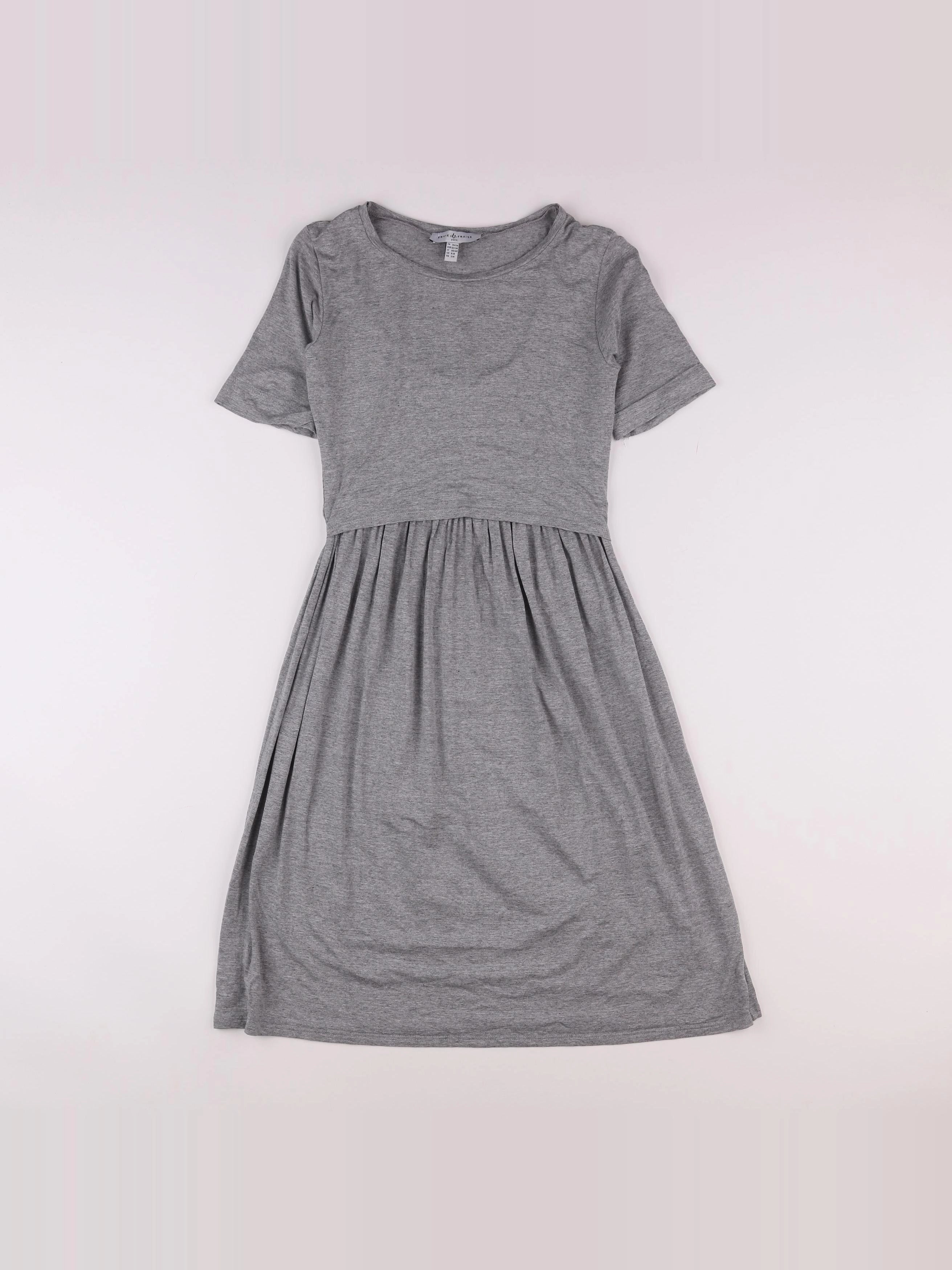 Envie de fraise - robe gris - 34 à 36