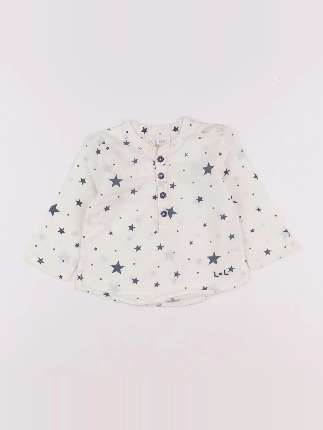 Louis Louise - chemise blanc - 6 mois