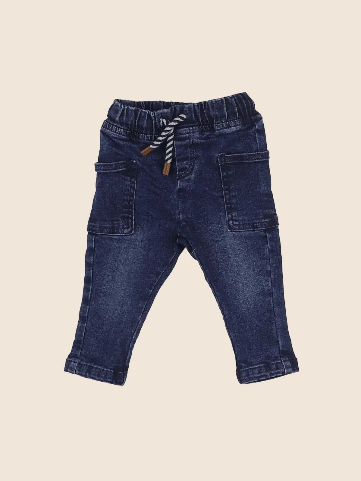 Vertbaudet - jean bleu - 6 mois