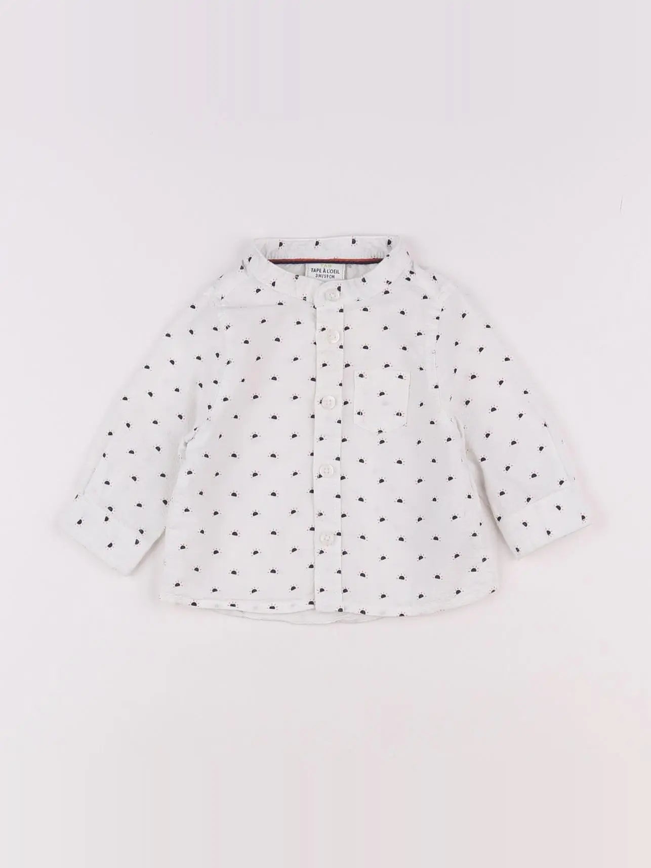 Tape à l'oeil - chemise blanc - 3 mois