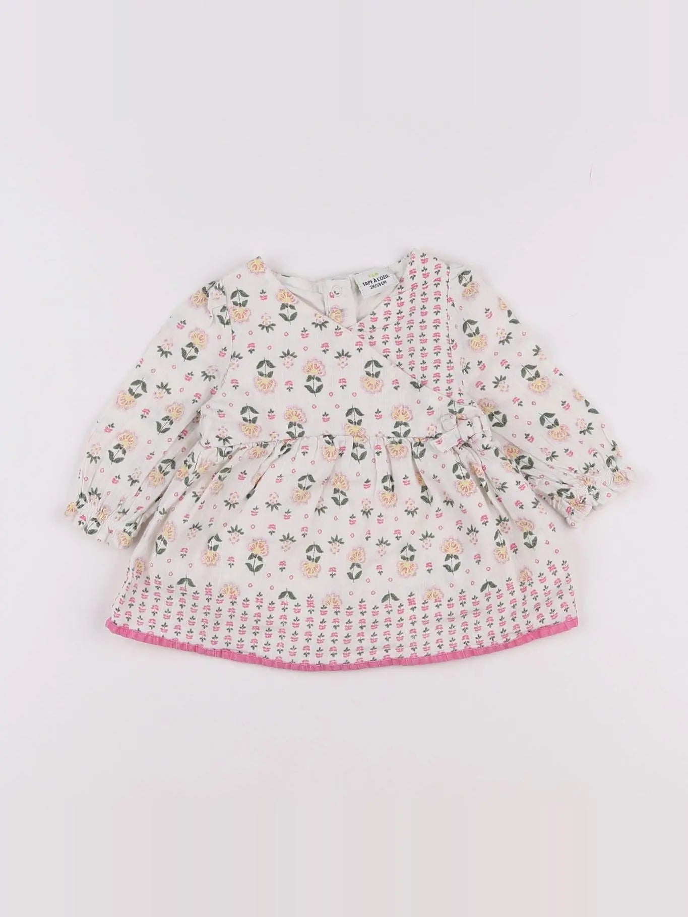 Tape à l'oeil - robe rose - 3 mois