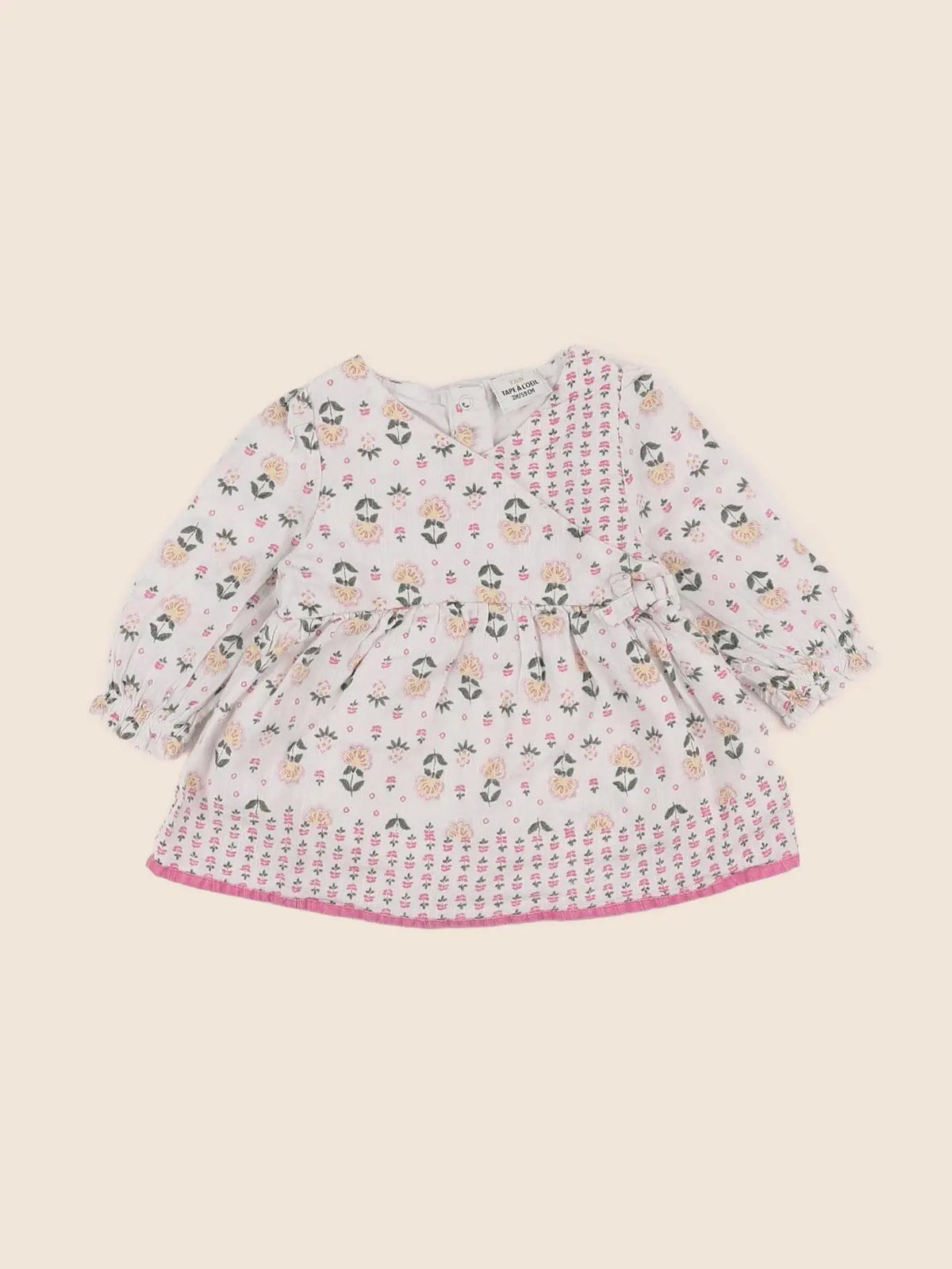 Tape à l'oeil - robe rose - 3 mois