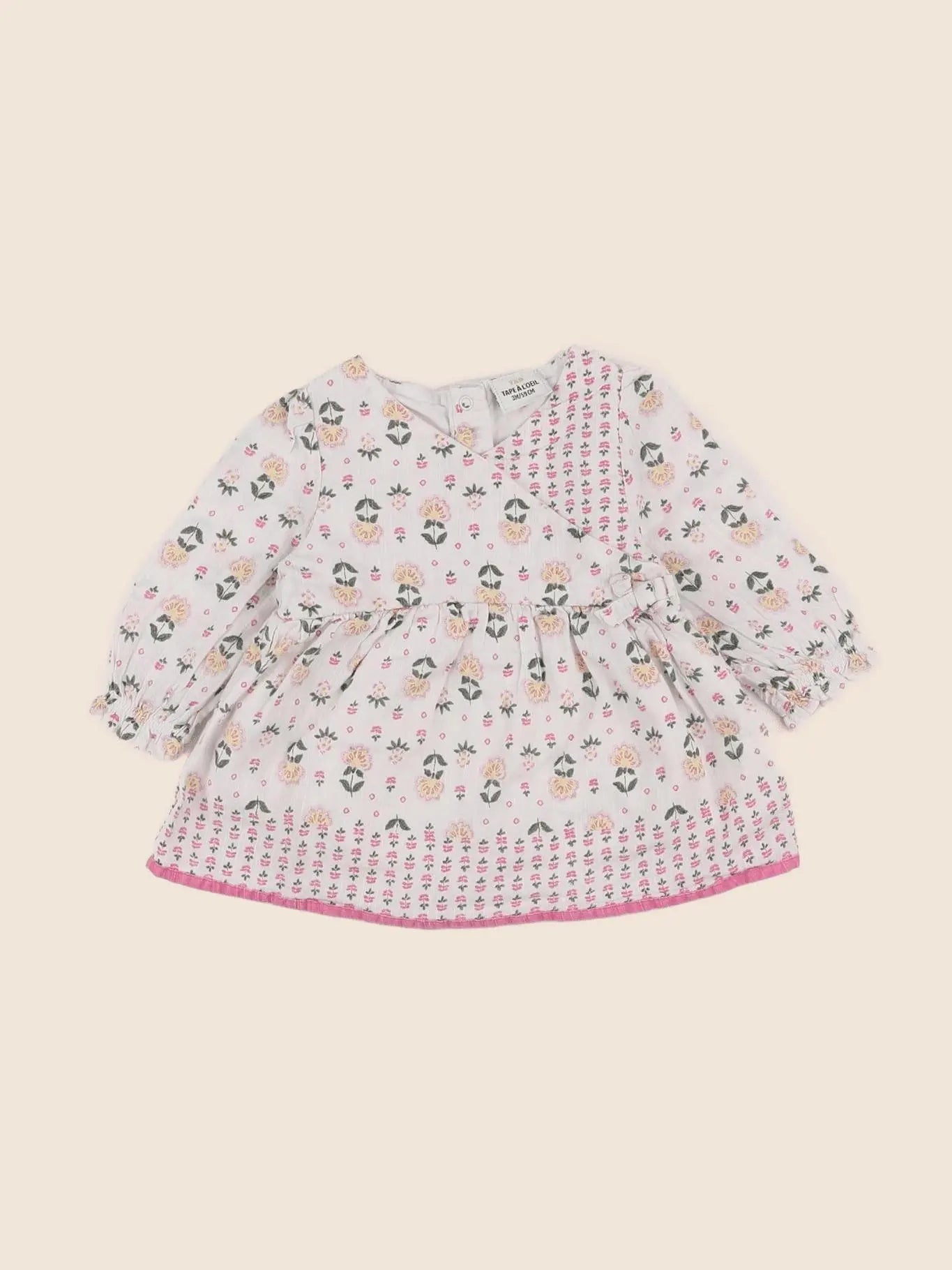Tape à l'oeil - robe rose - 3 mois