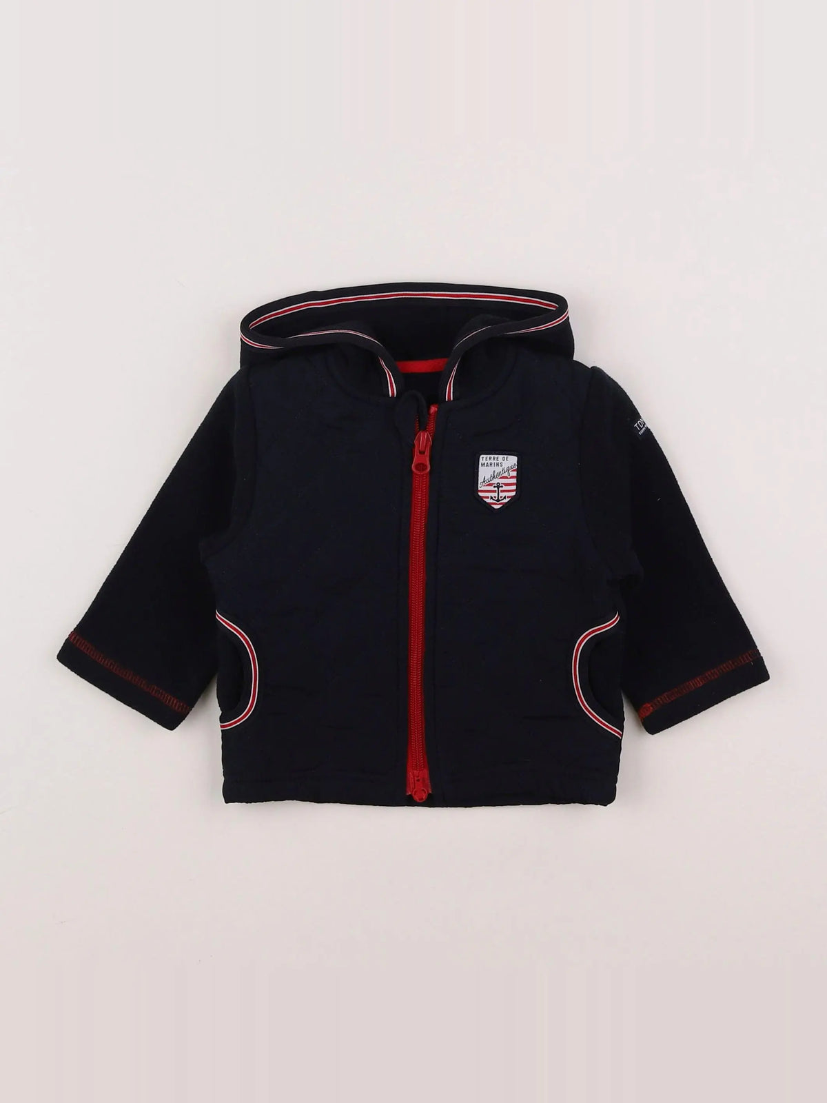 Terre de marins - veste bleu - 6 mois