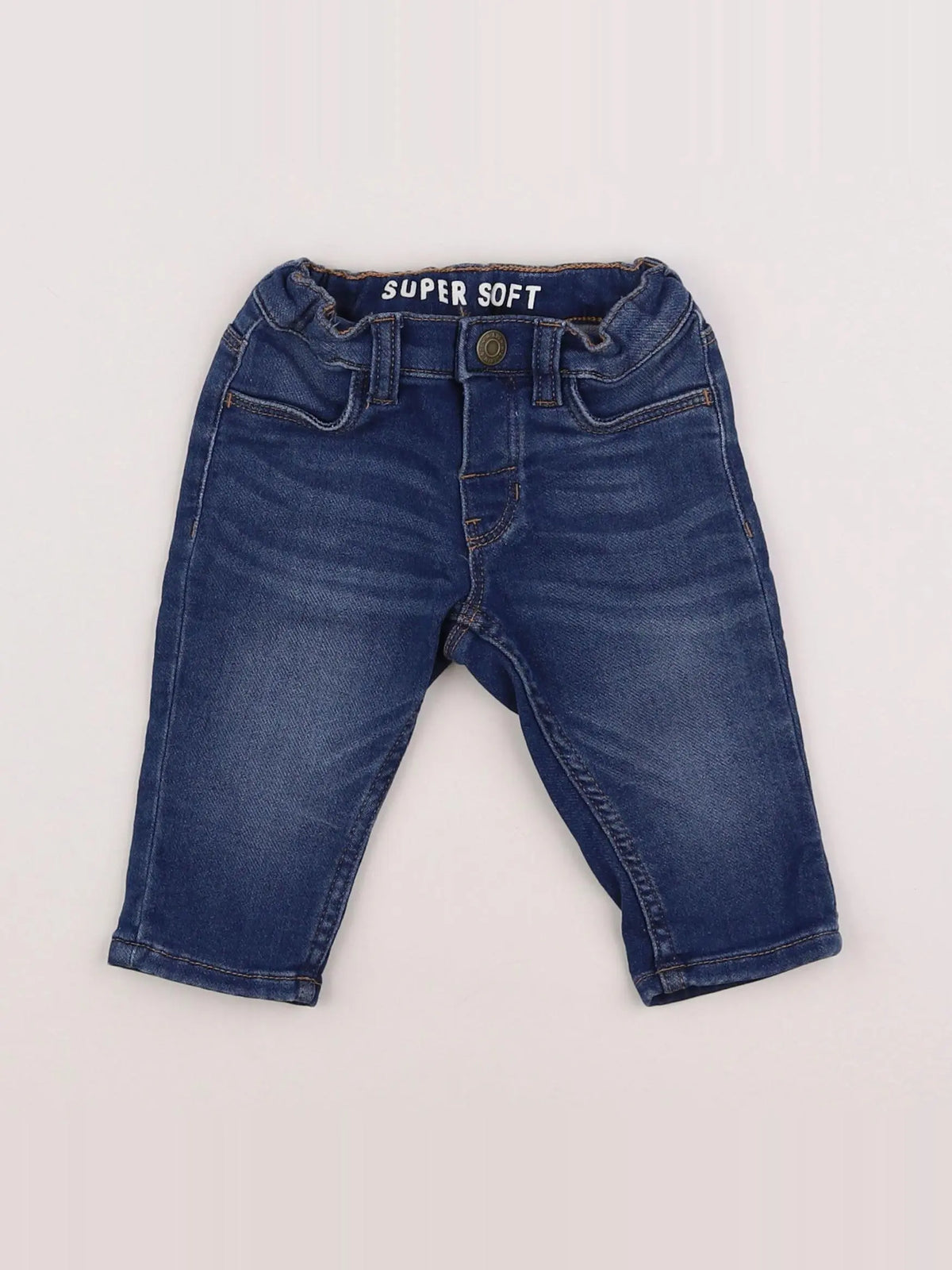 H&M - jean bleu - 6 mois