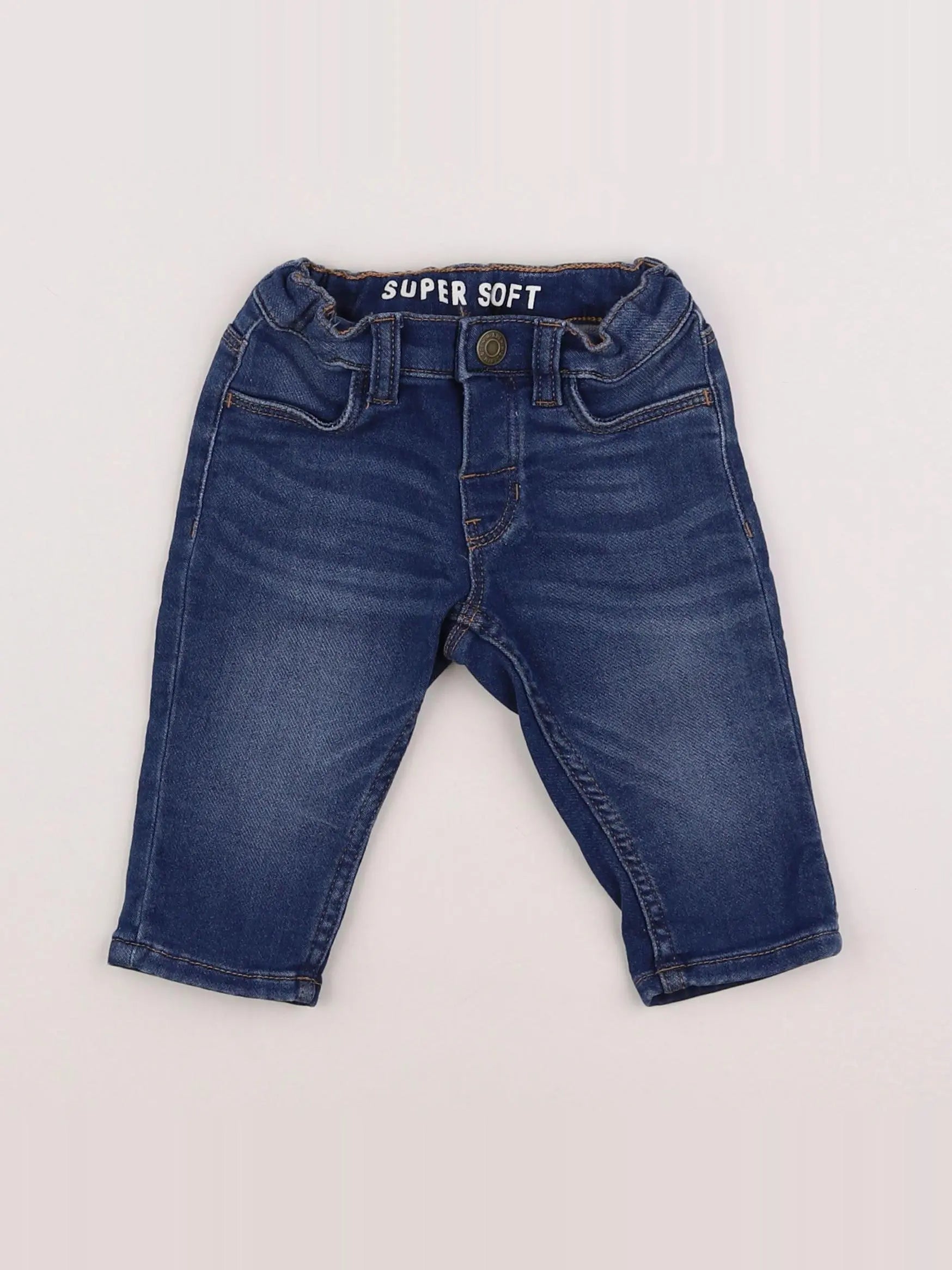 H&M - jean bleu - 6 mois