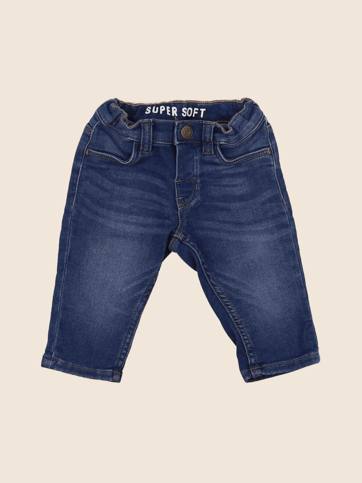 H&M - jean bleu - 6 mois