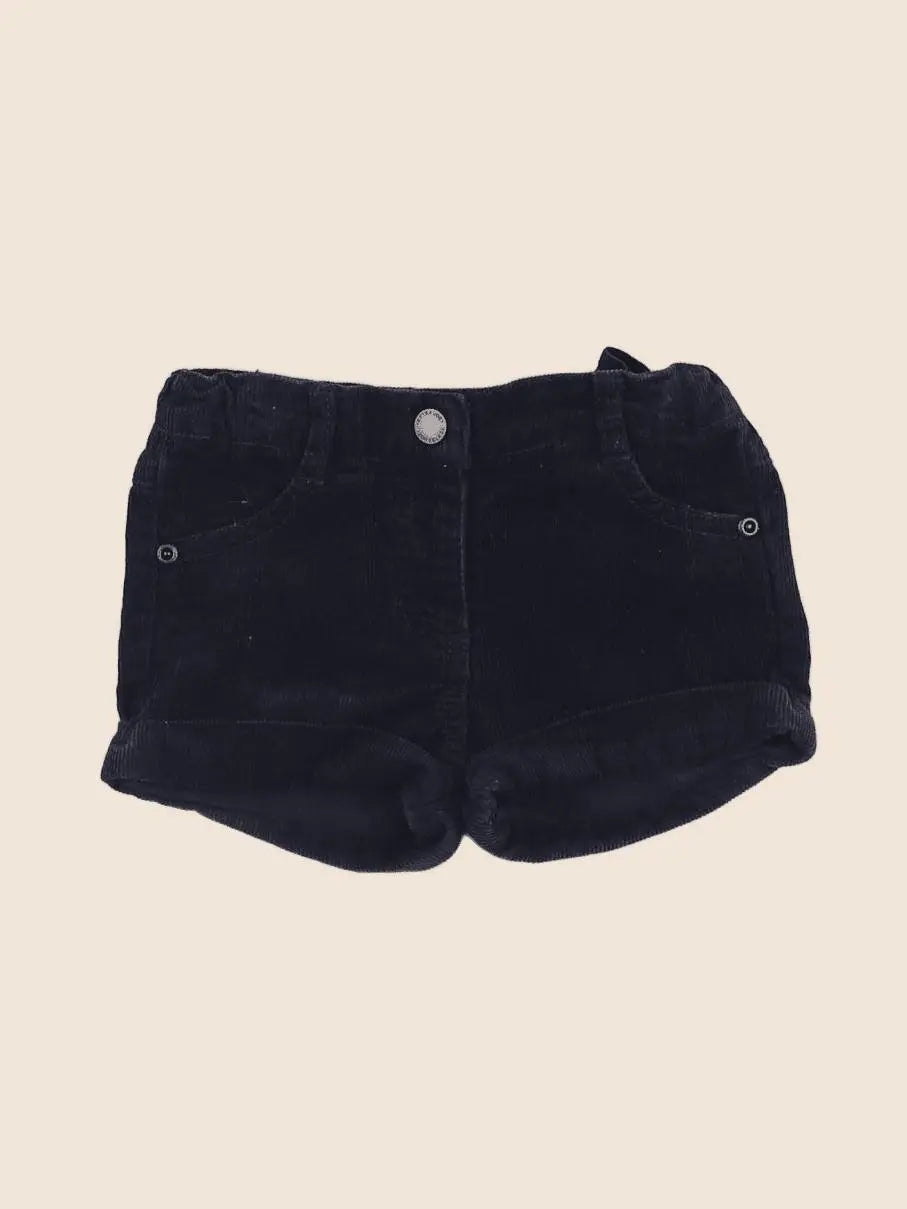 Vertbaudet - short bleu - 9 mois