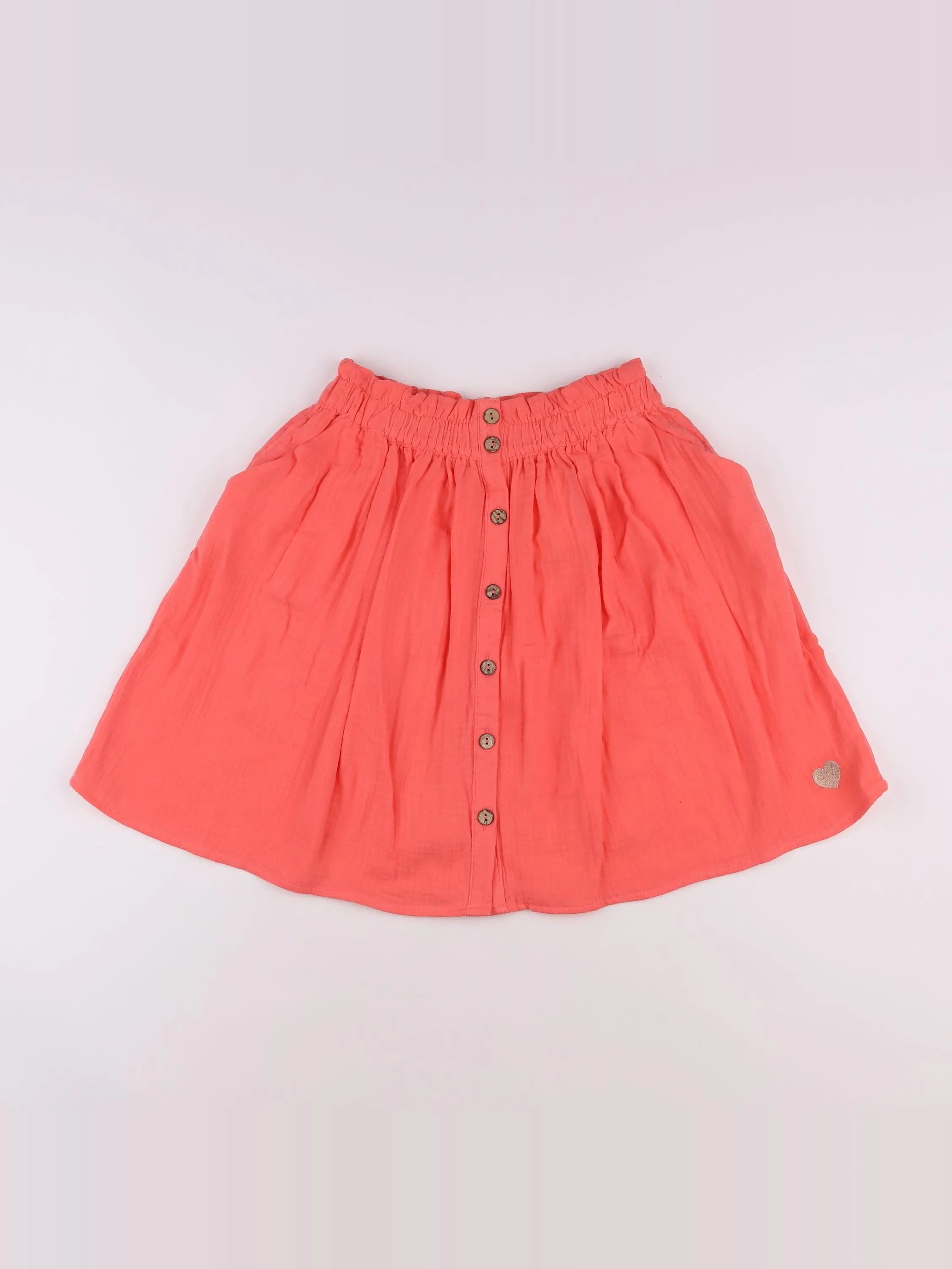 Vertbaudet - jupe rose fluo - 14 ans