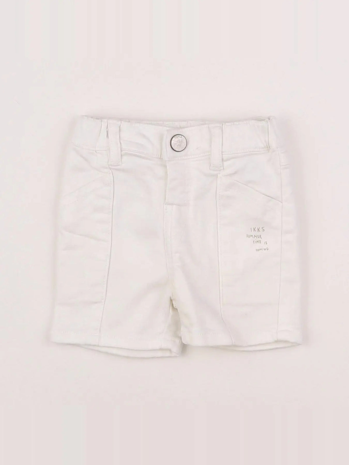 IKKS - short blanc - 6 mois