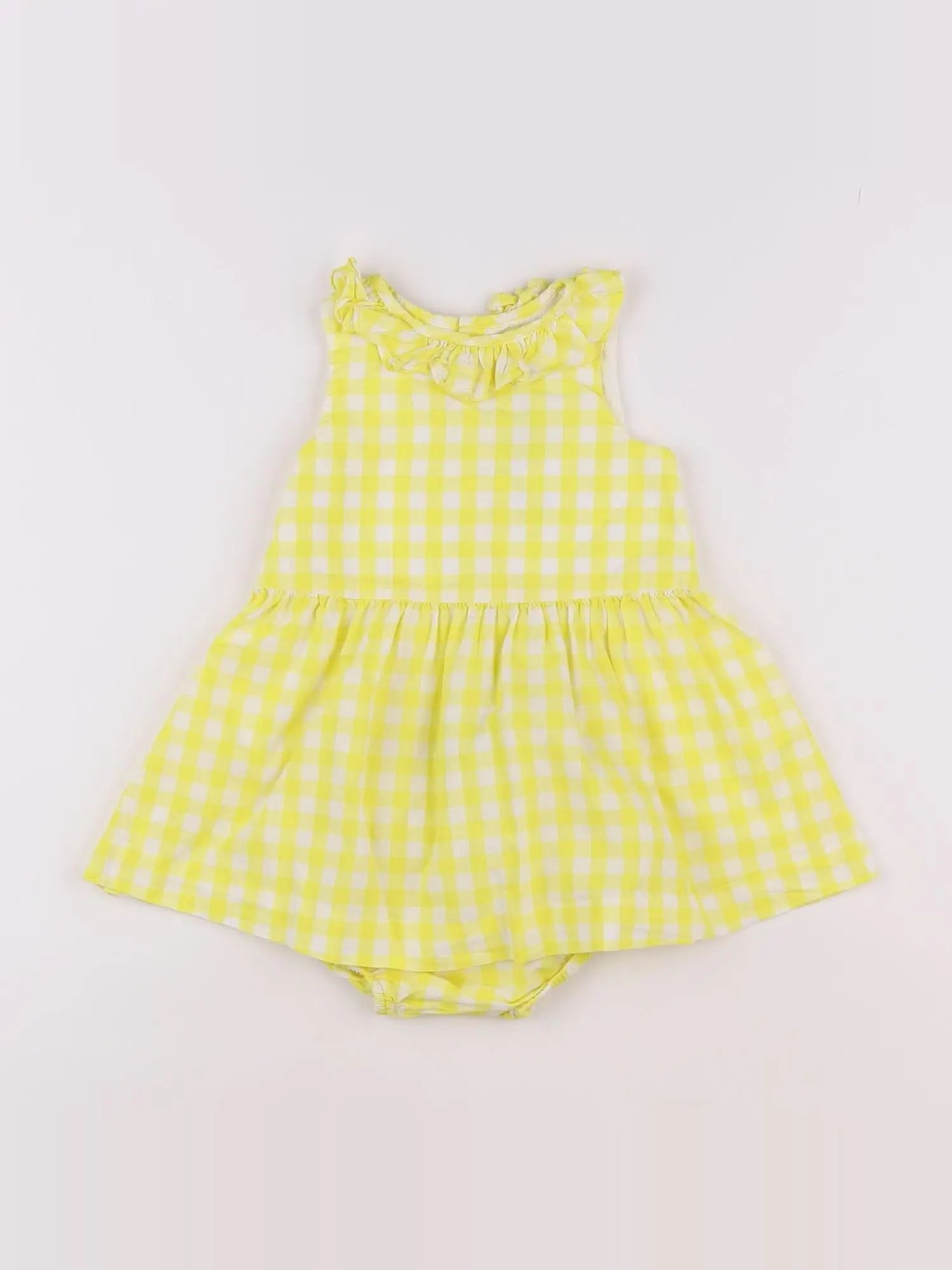Jacadi - robe jaune - 12 mois