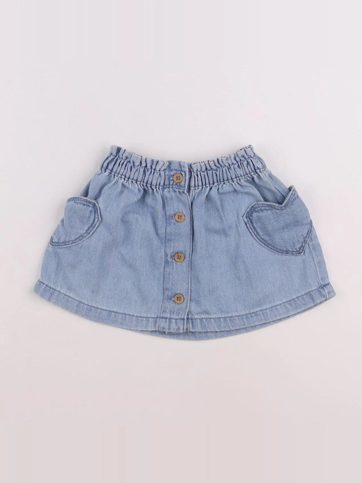 Vertbaudet - jupe bleu - 18 mois
