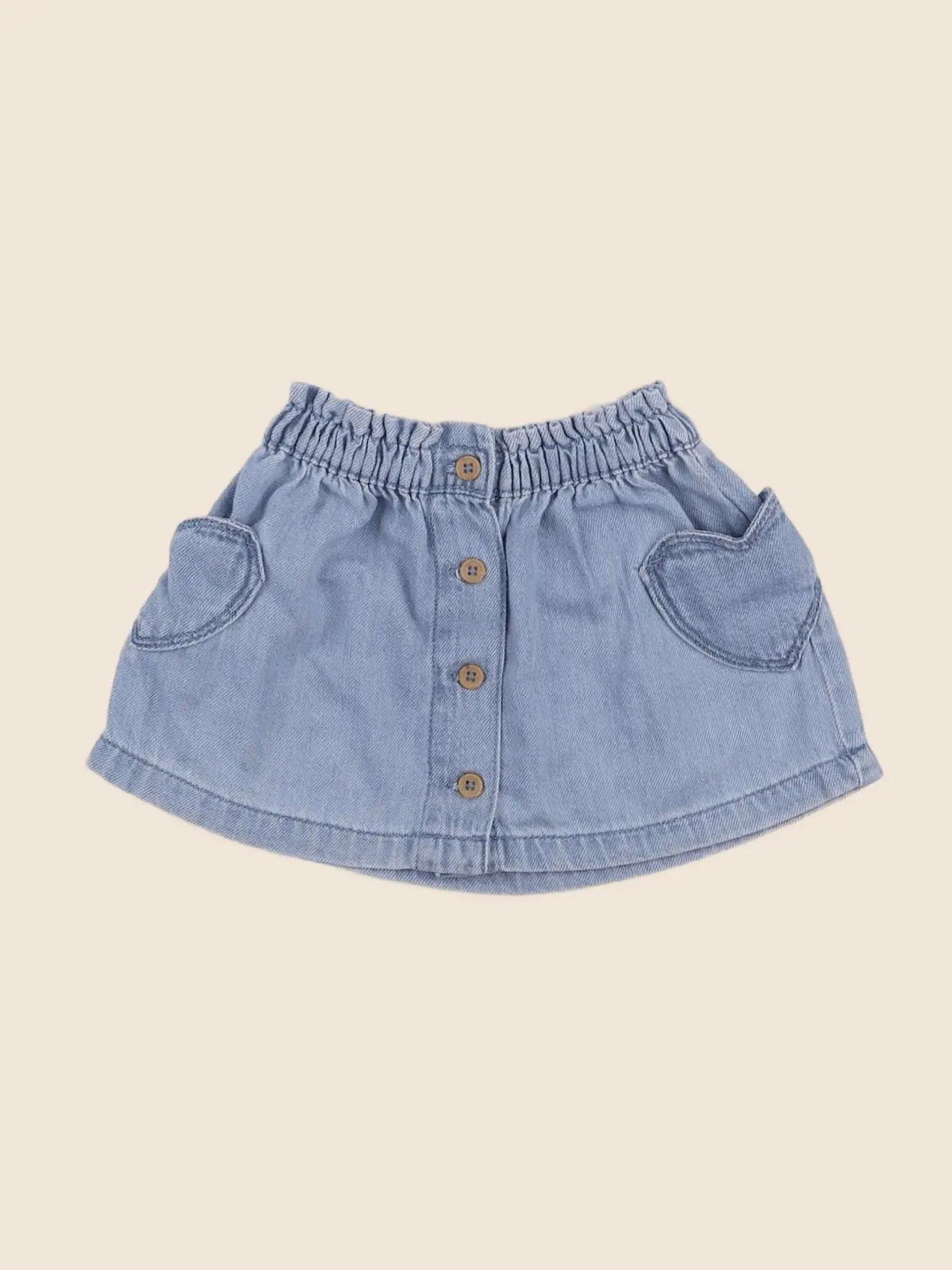 Vertbaudet - jupe bleu - 18 mois