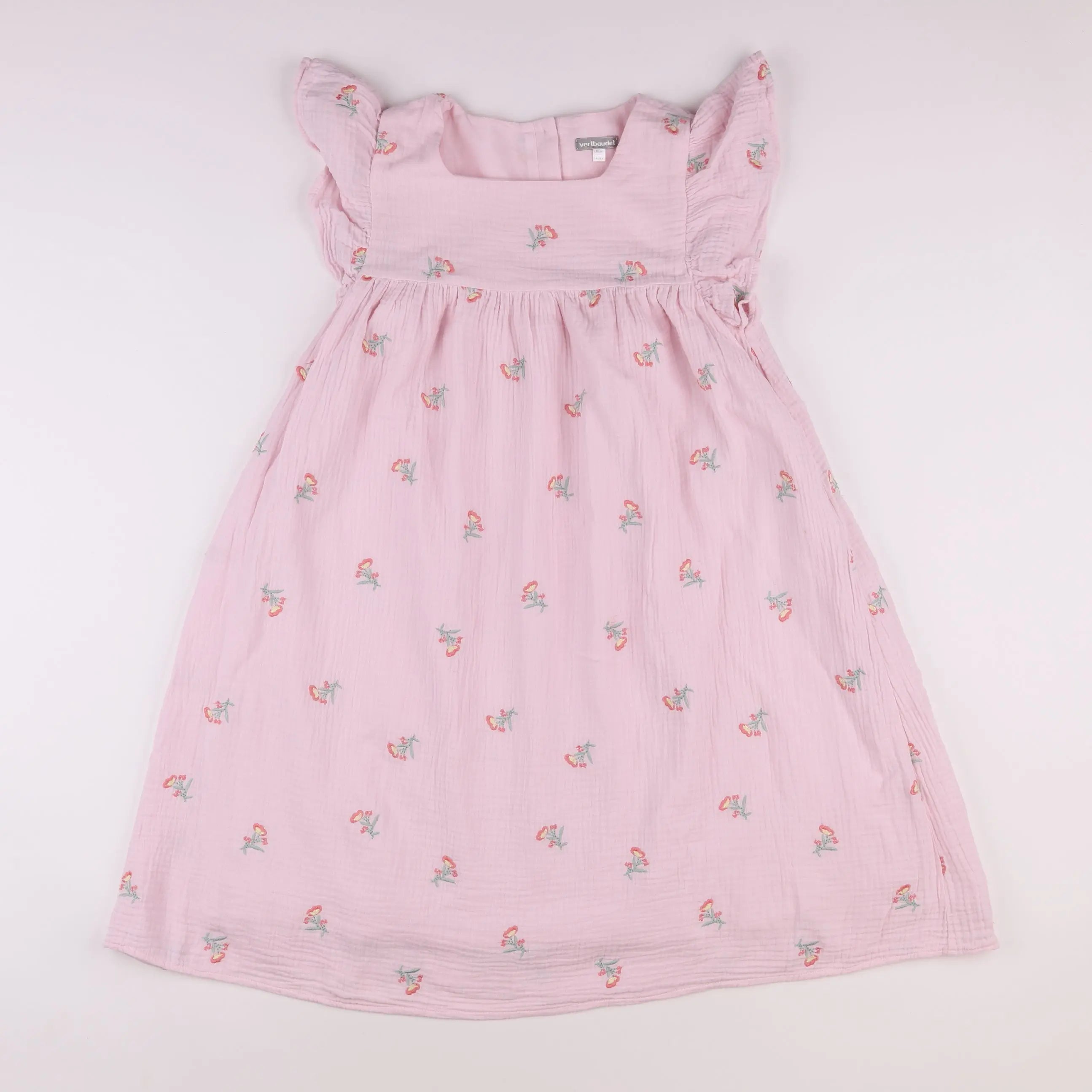 Vertbaudet - robe rose - 14 ans