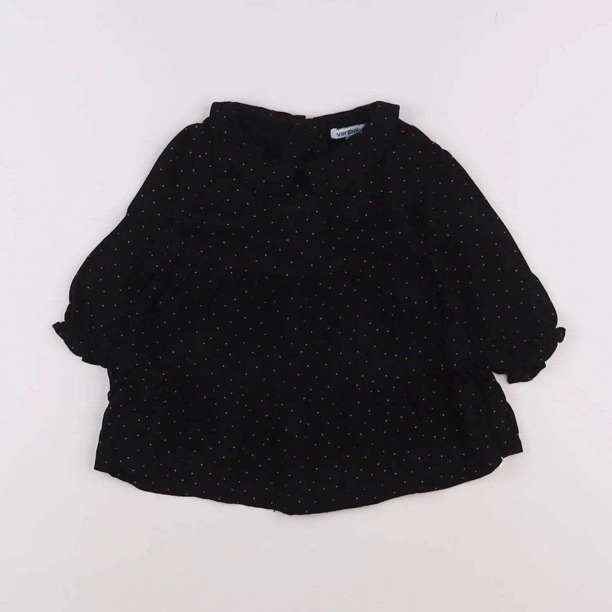 Vertbaudet - robe noir - 12 mois