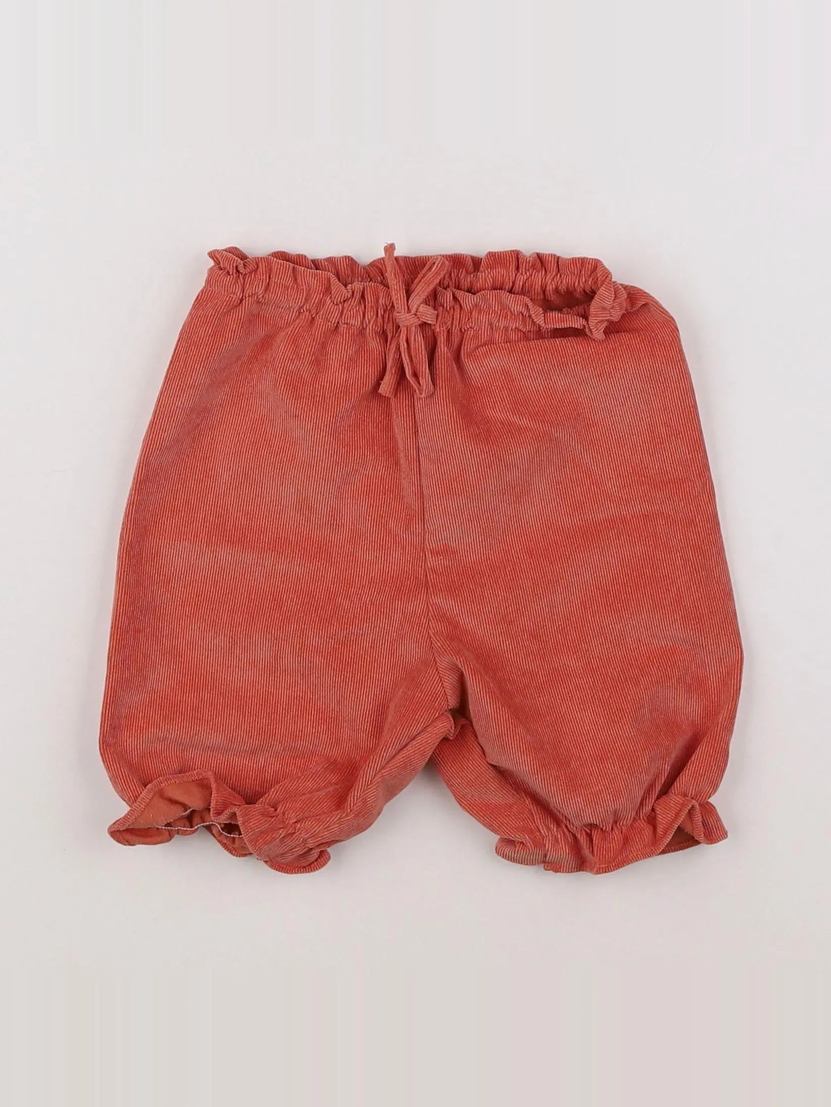 Bobine - pantacourt orange - 12 mois
