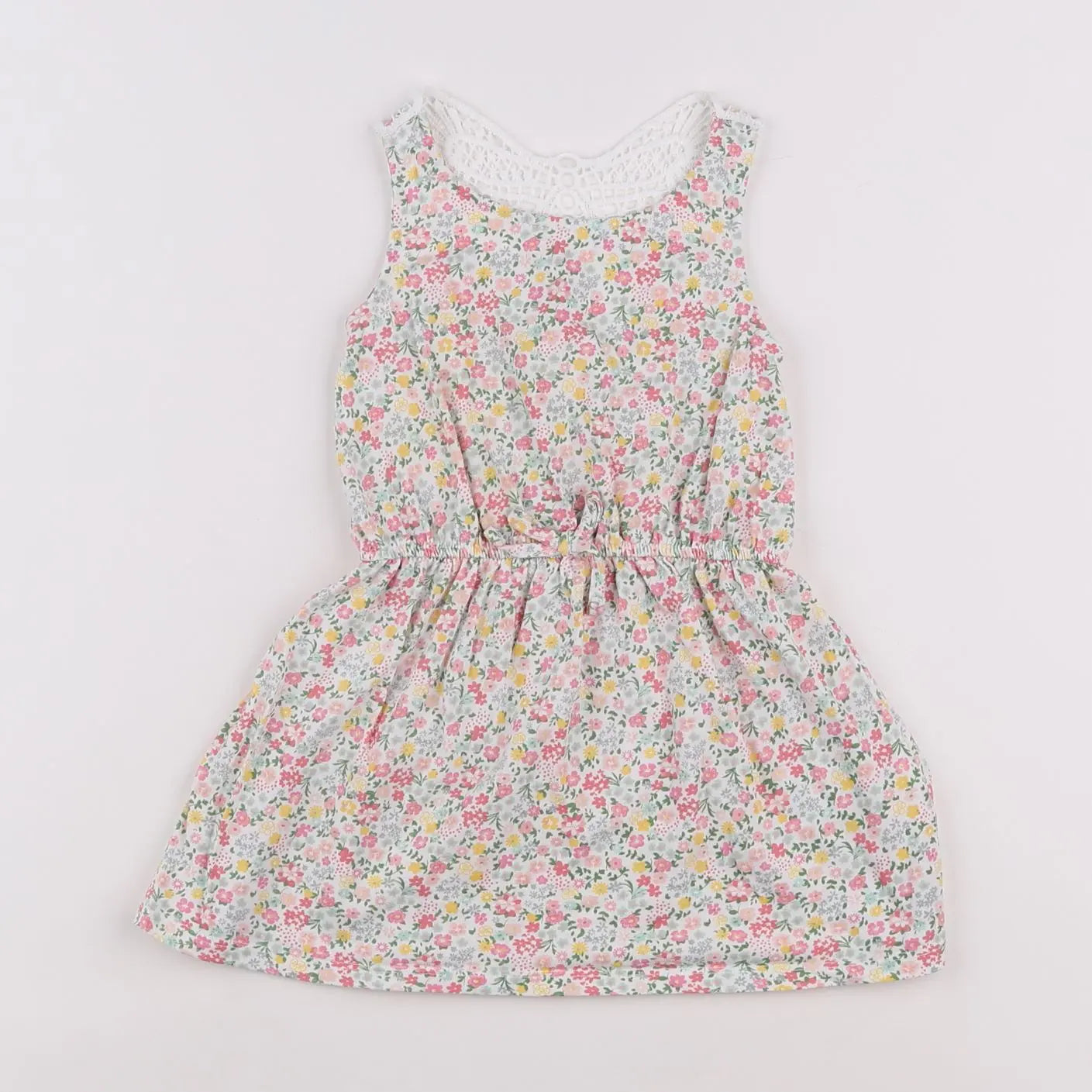 Vertbaudet - robe multicolore - 2 ans