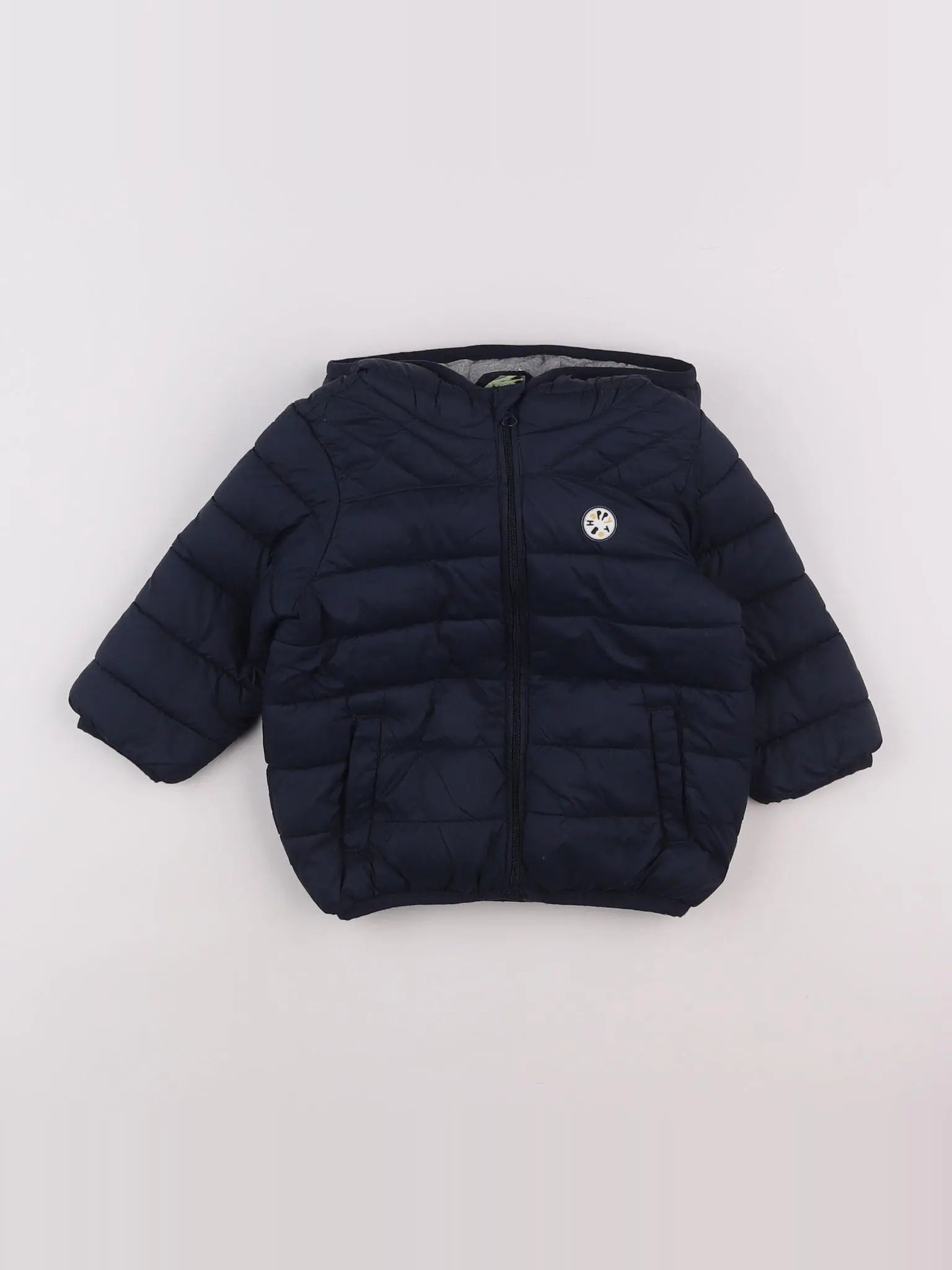 Tape à l'oeil - doudoune bleu - 12 mois