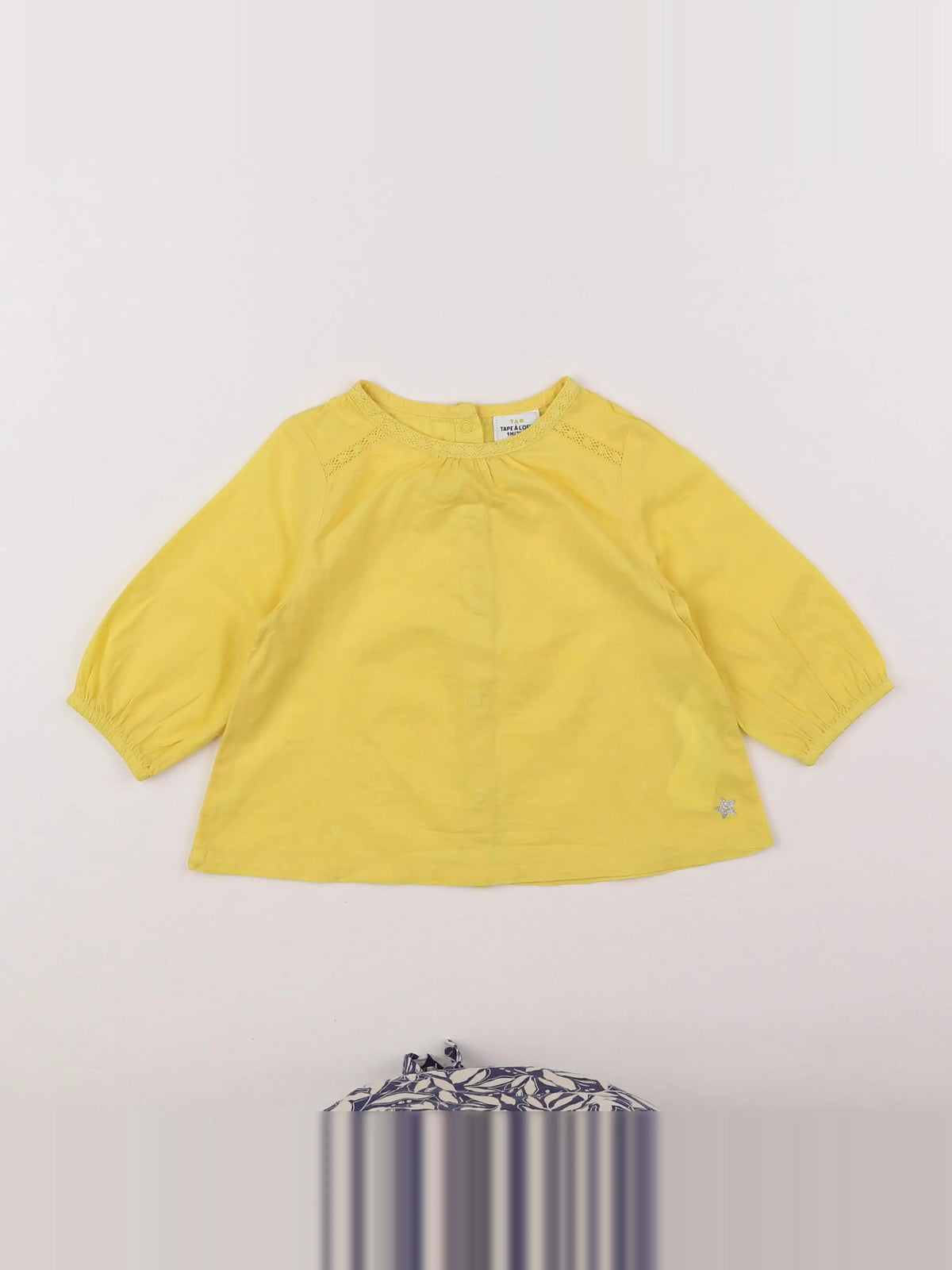 Tape à l'oeil - blouse jaune - 9 mois