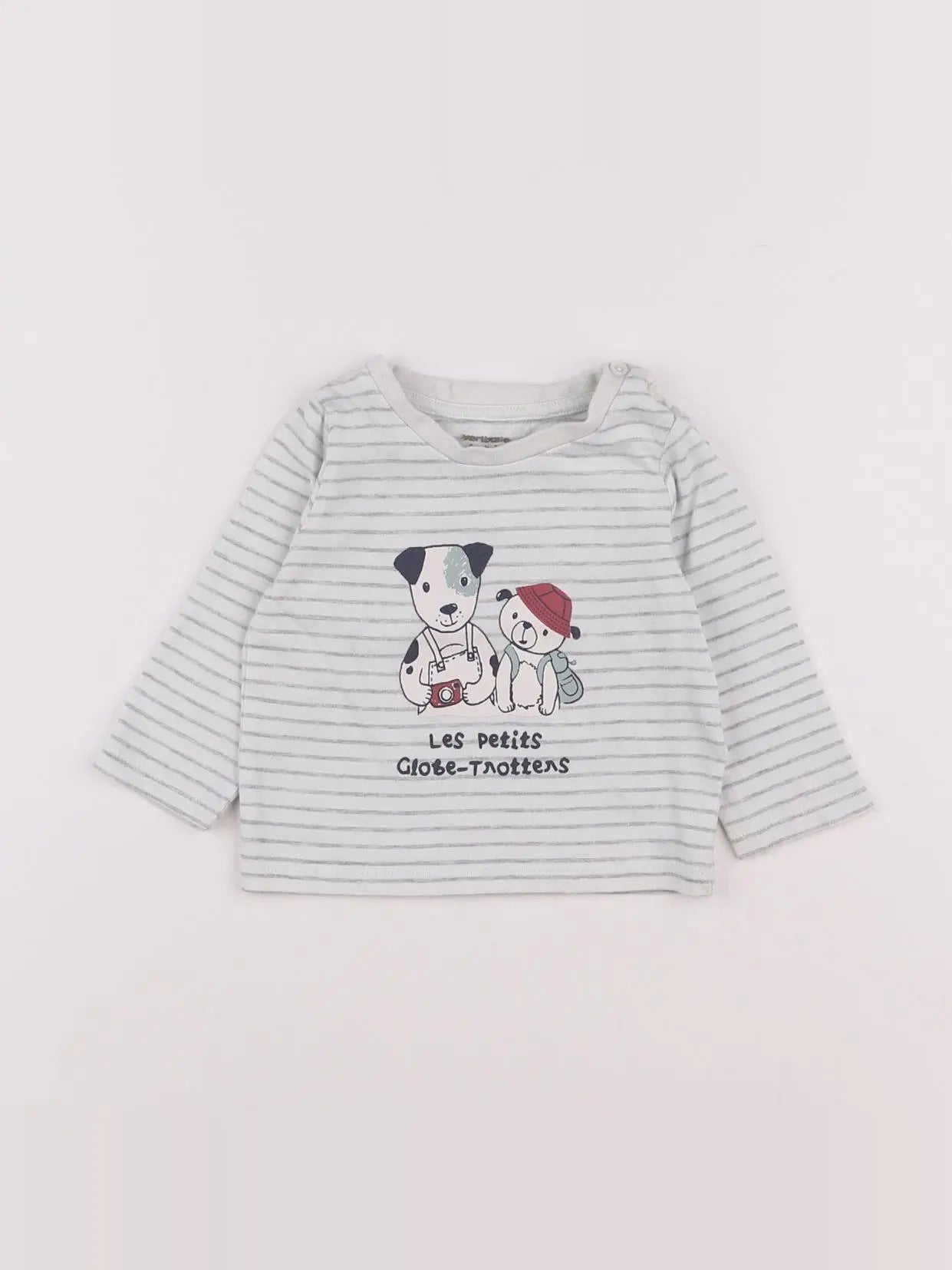 Vertbaudet - tee-shirt blanc - 6 mois